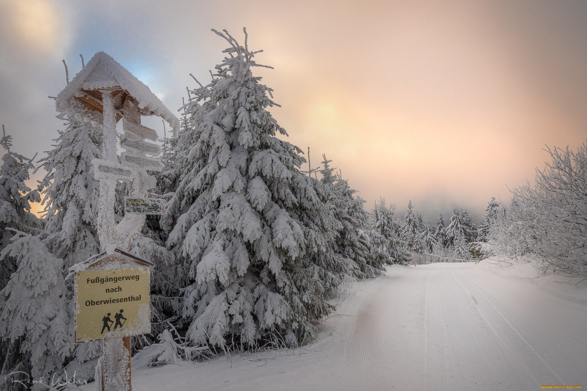 природа, зима, простор