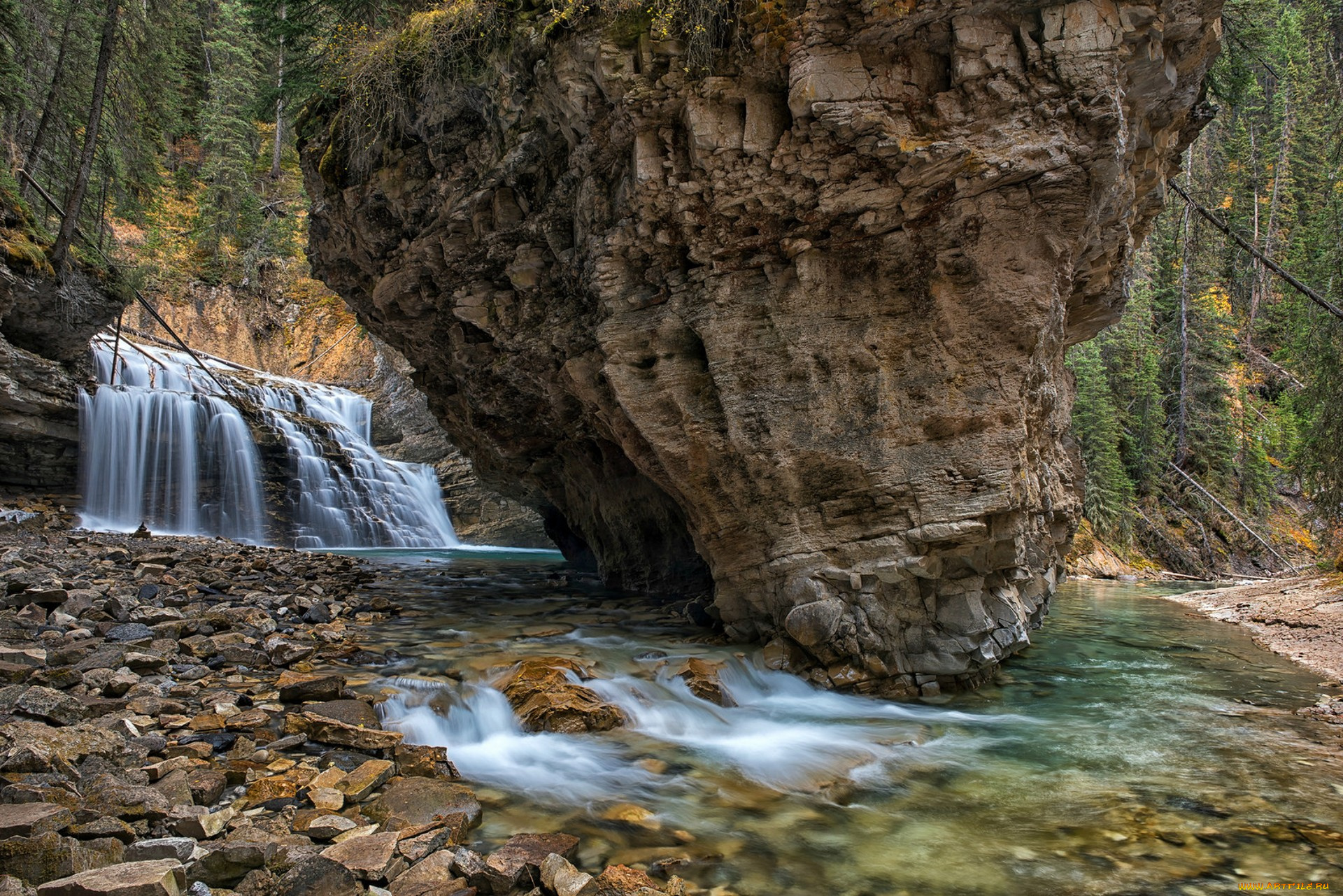 природа, водопады, простор