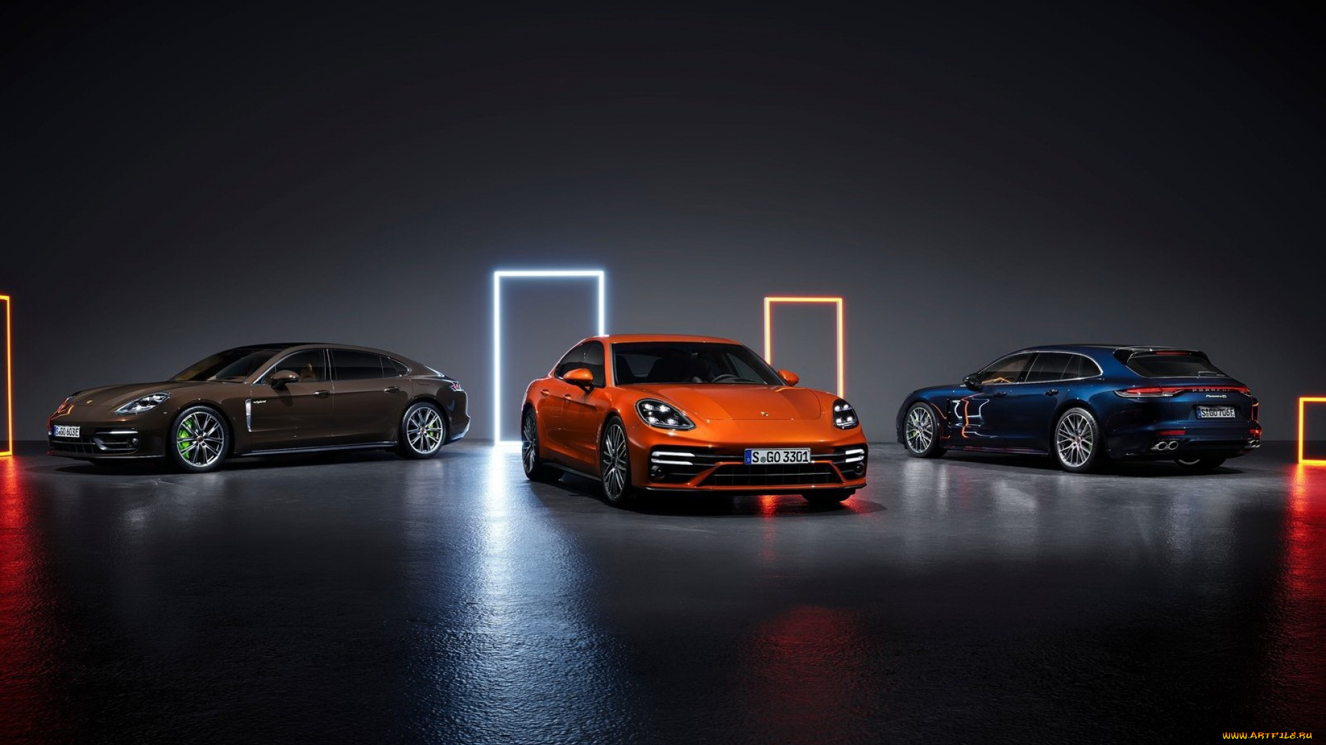 автомобили, porsche, модельный, ряд, panamera, turbo, s, 2021, порше