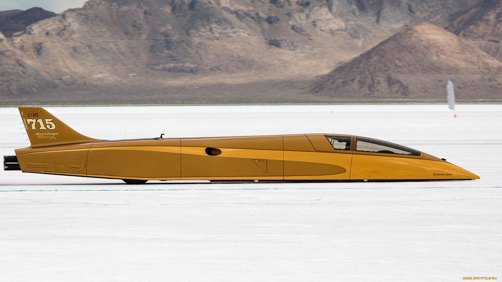 speed, demon, автомобили, -unsort, bonneville, speed, demon, team, streamliner, автомобиль, самый, быстрый, скорость, 715, трасса, concept