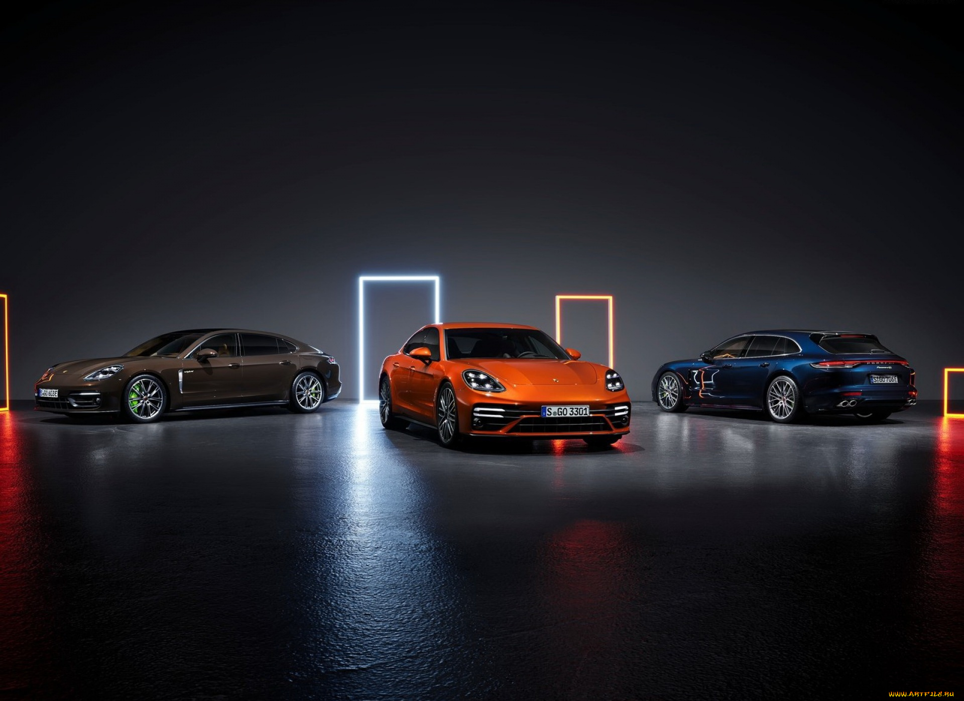 автомобили, porsche, модельный, ряд, panamera, turbo, s, 2021, порше