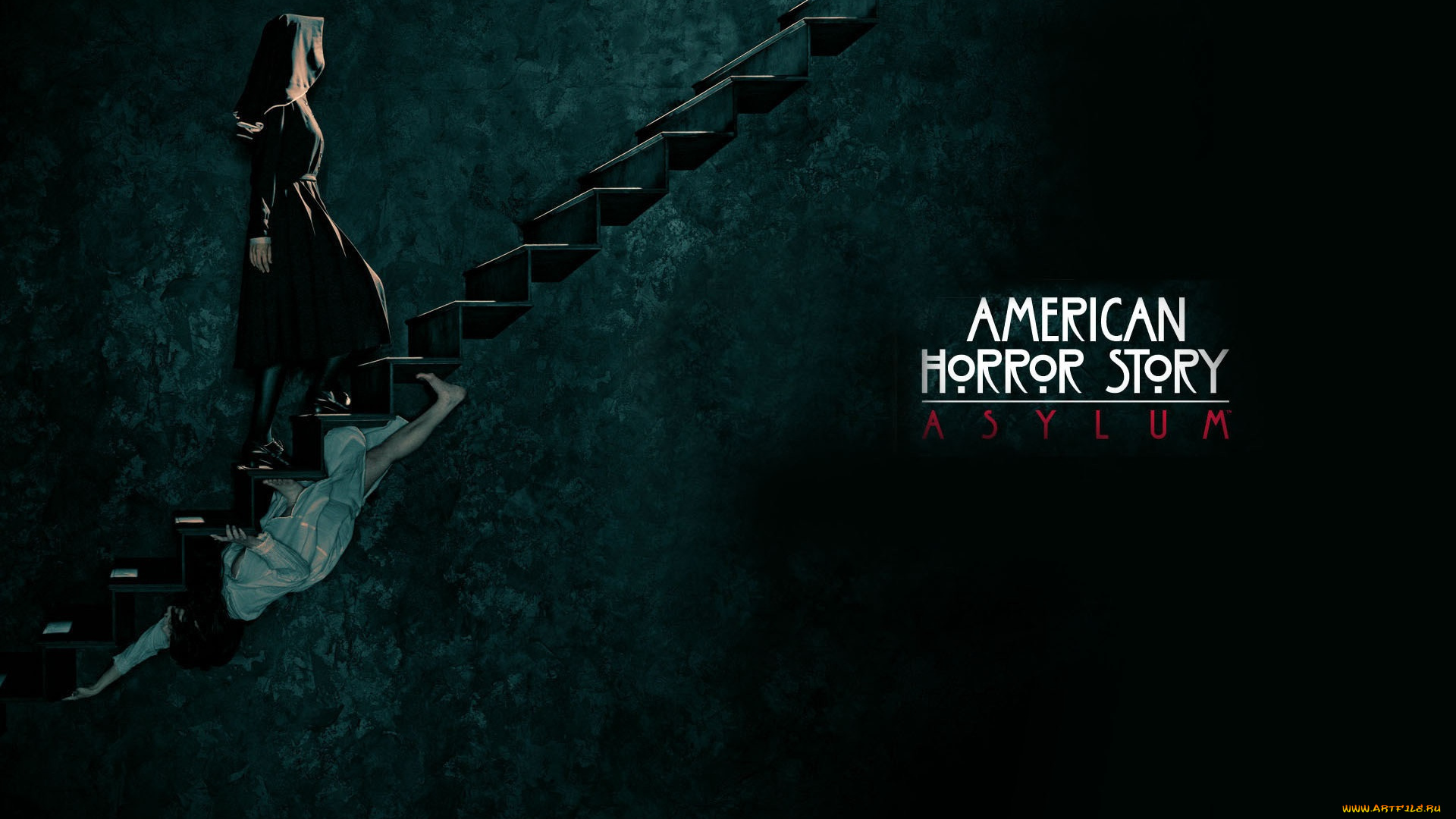 кино, фильмы, american, horror, story, женщины, лестница, ступени