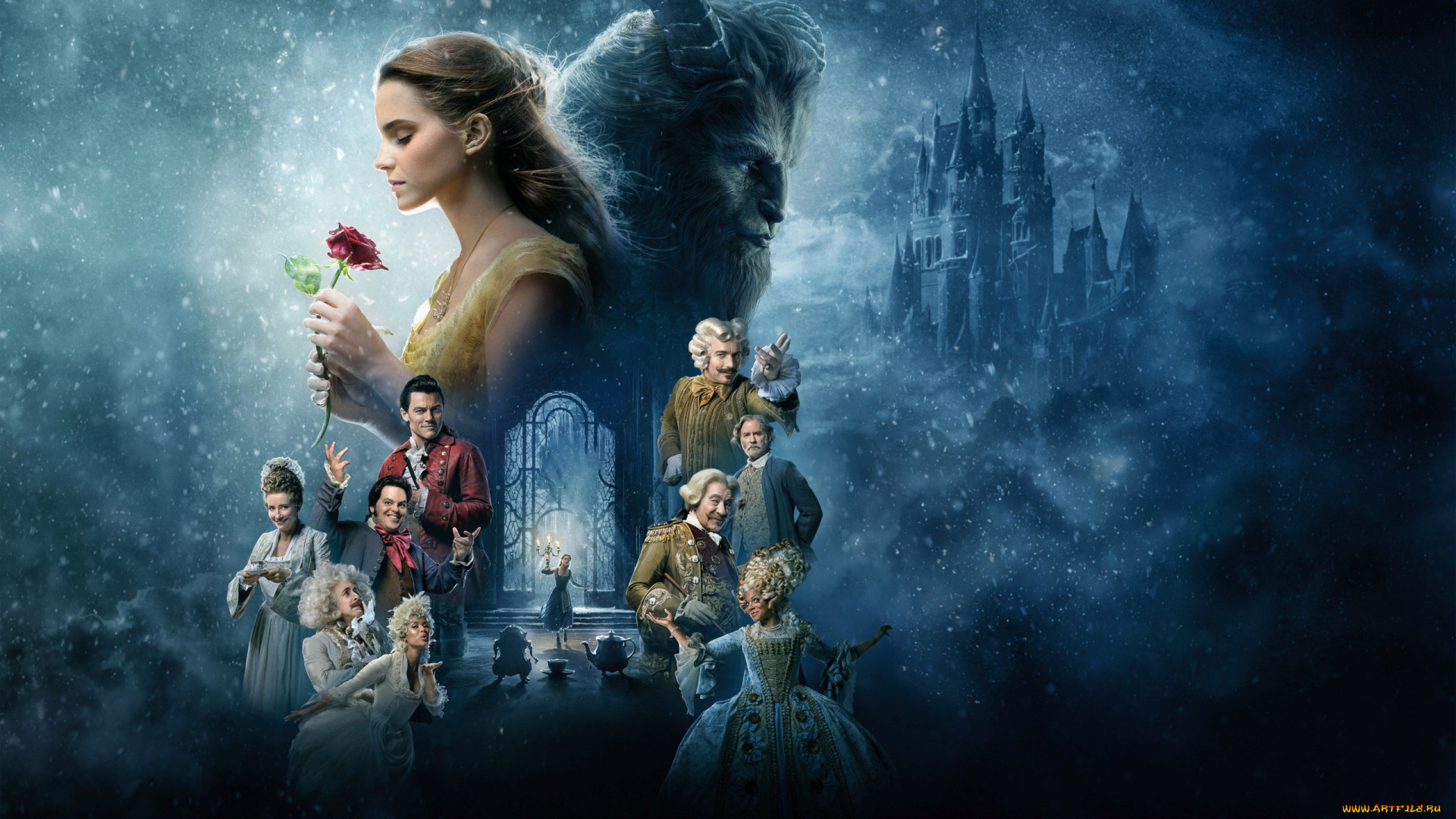 кино, фильмы, beauty, and, the, beast, коллаж