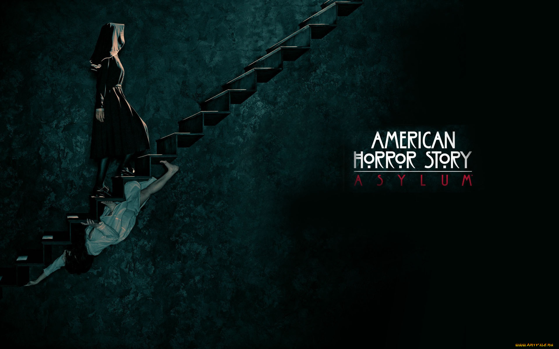 кино, фильмы, american, horror, story, женщины, лестница, ступени