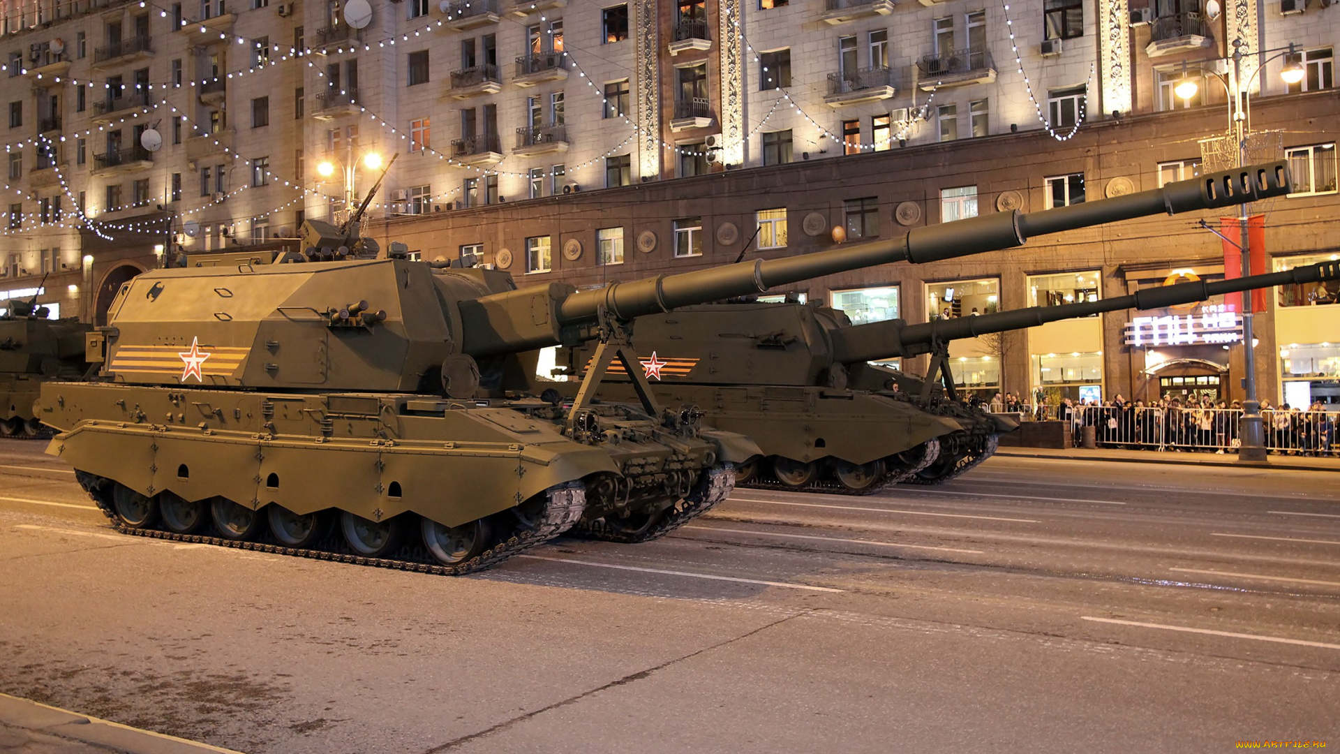 техника, военная, техника, 2с35, коалиция, св, российский, 152мм, межвидовой, артиллерийский, комплекс, самоходная, гаубица, артиллерийская, установка, caу, шасси, танк, т90, парад, победы, москва