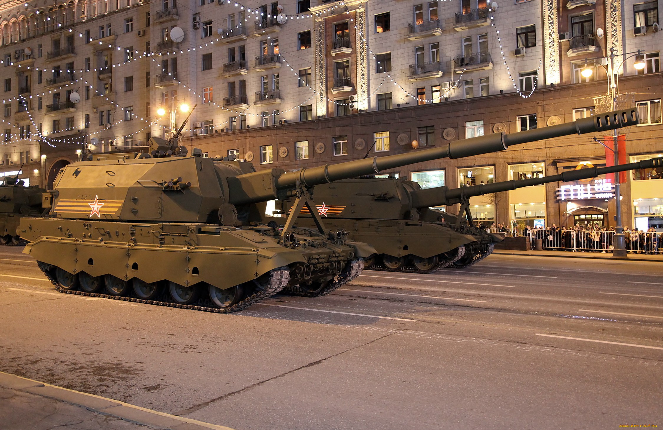 техника, военная, техника, 2с35, коалиция, св, российский, 152мм, межвидовой, артиллерийский, комплекс, самоходная, гаубица, артиллерийская, установка, caу, шасси, танк, т90, парад, победы, москва