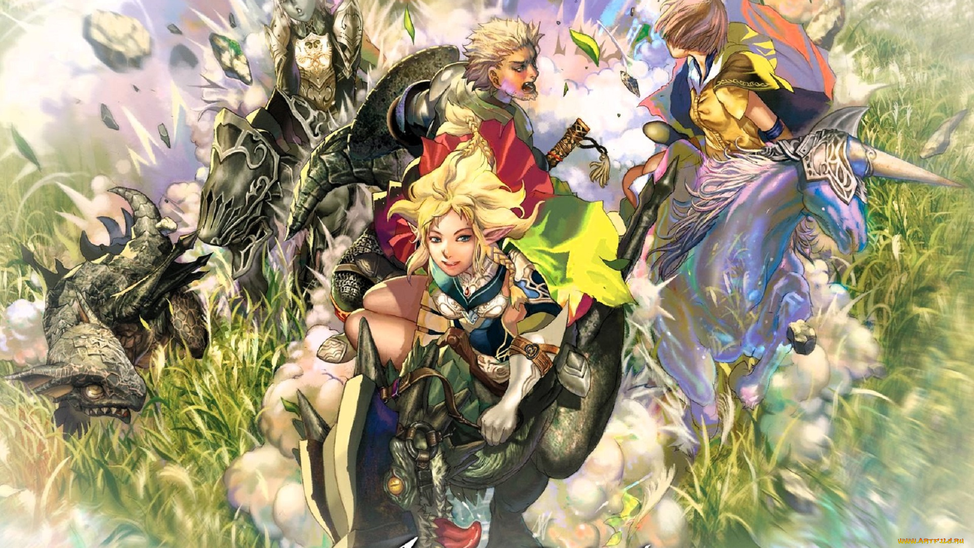 lineage, ii, the, chaotic, chronicle, видео, игры, lineage, ii, , the, chaotic, chronicle, персонажи, животные, трава