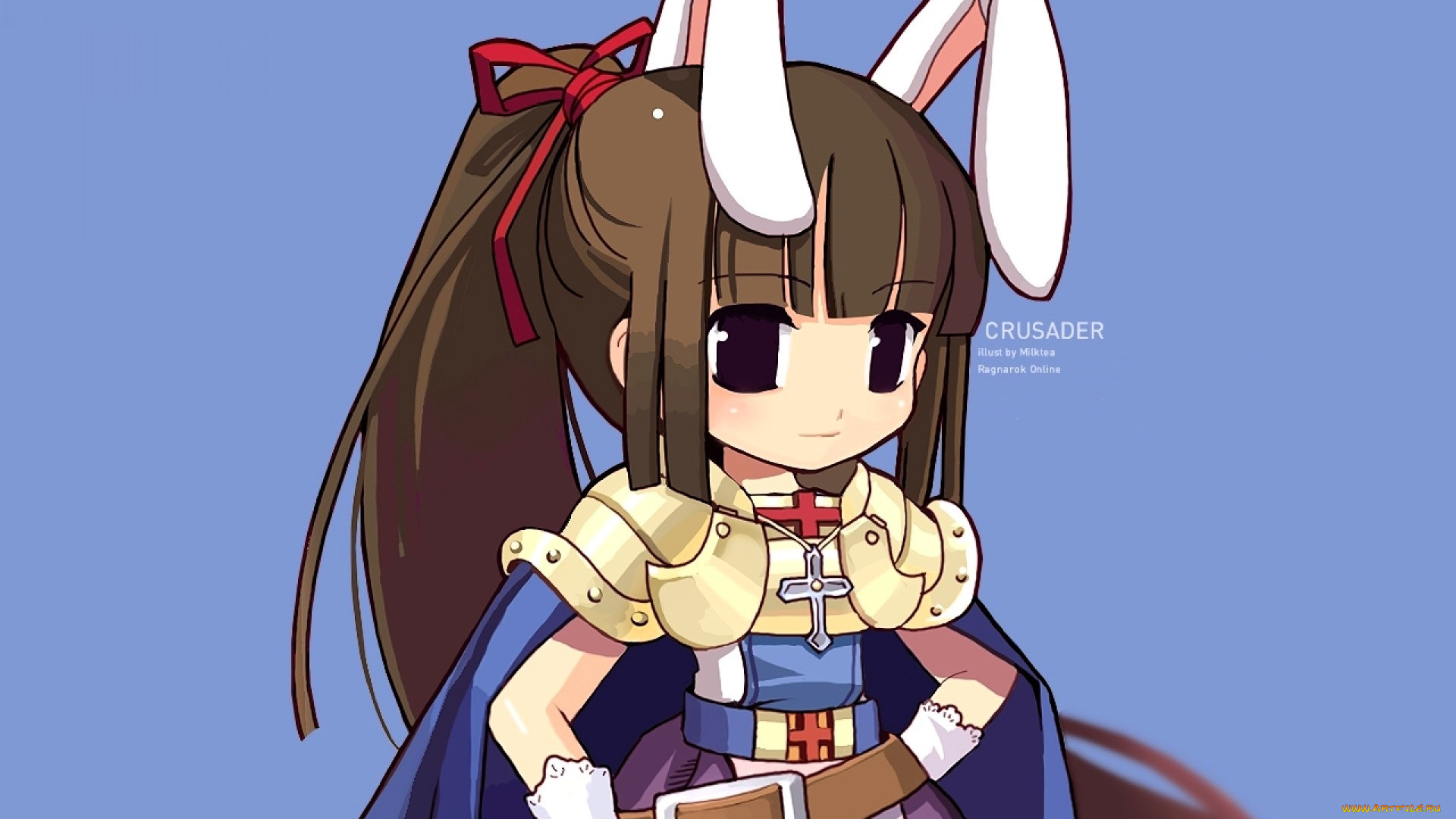 видео, игры, ragnarok, online, девочка, наряд, плащ, ушки