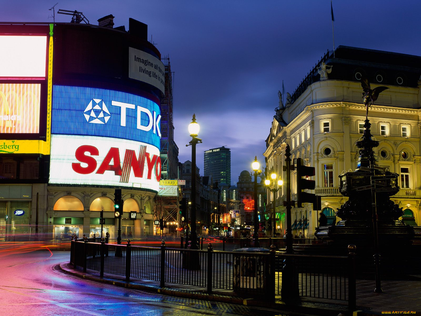 piccadilly, circus, london, england, города, лондон, великобритания