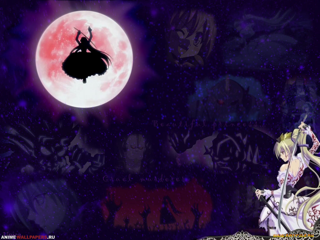 murder, princess, аниме