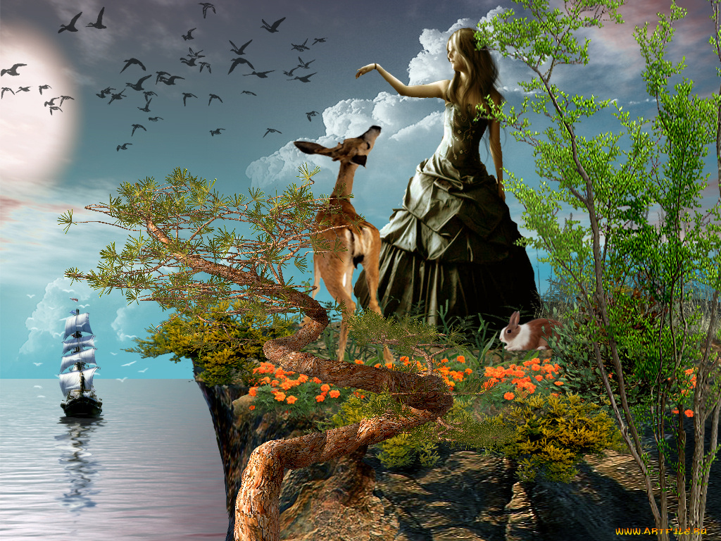 фэнтези, девушки