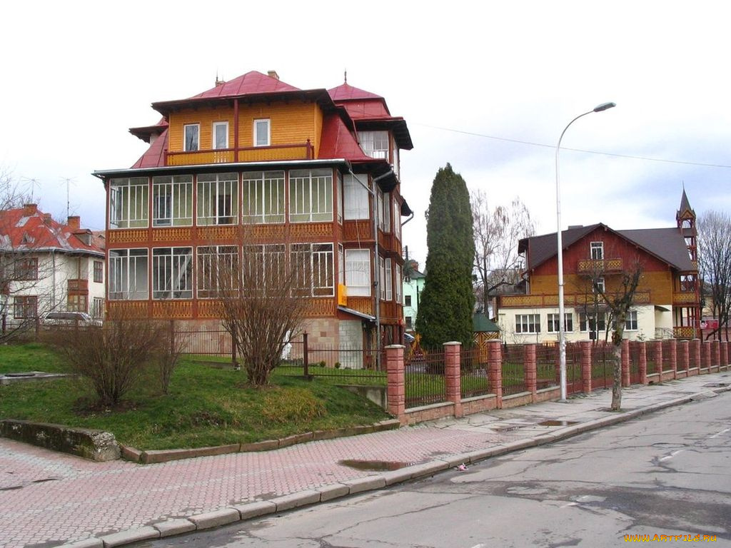 города, здания, дома