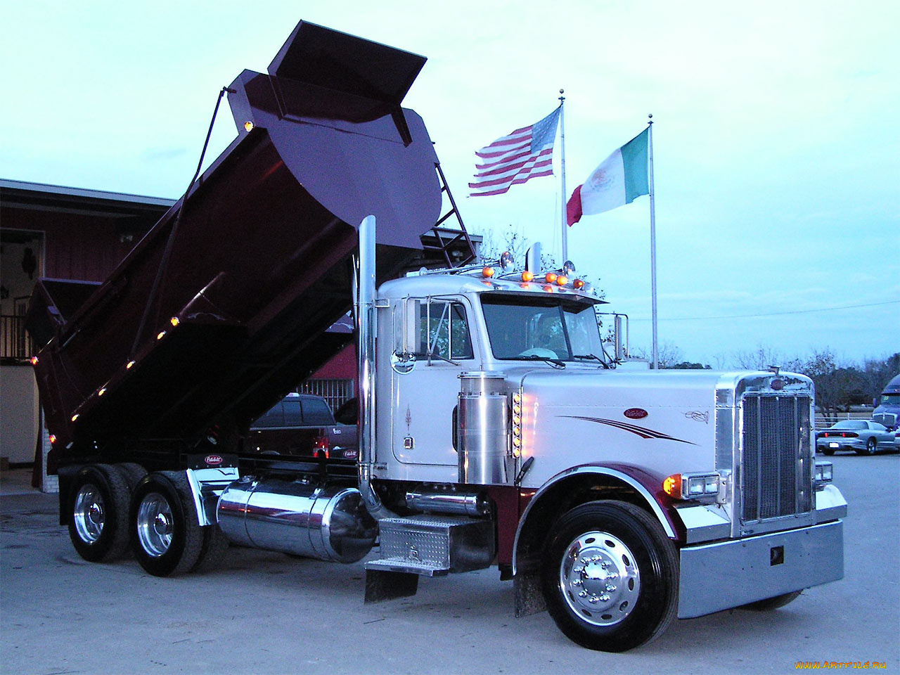 piterbilt, самосвал, автомобили, peterbilt