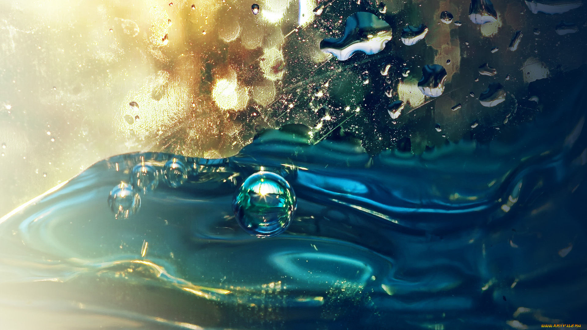 разное, капли, брызги, всплески