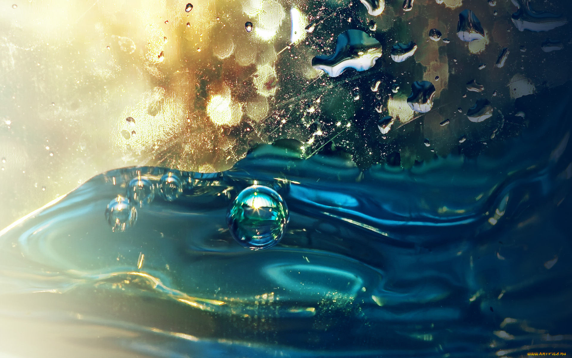 разное, капли, брызги, всплески