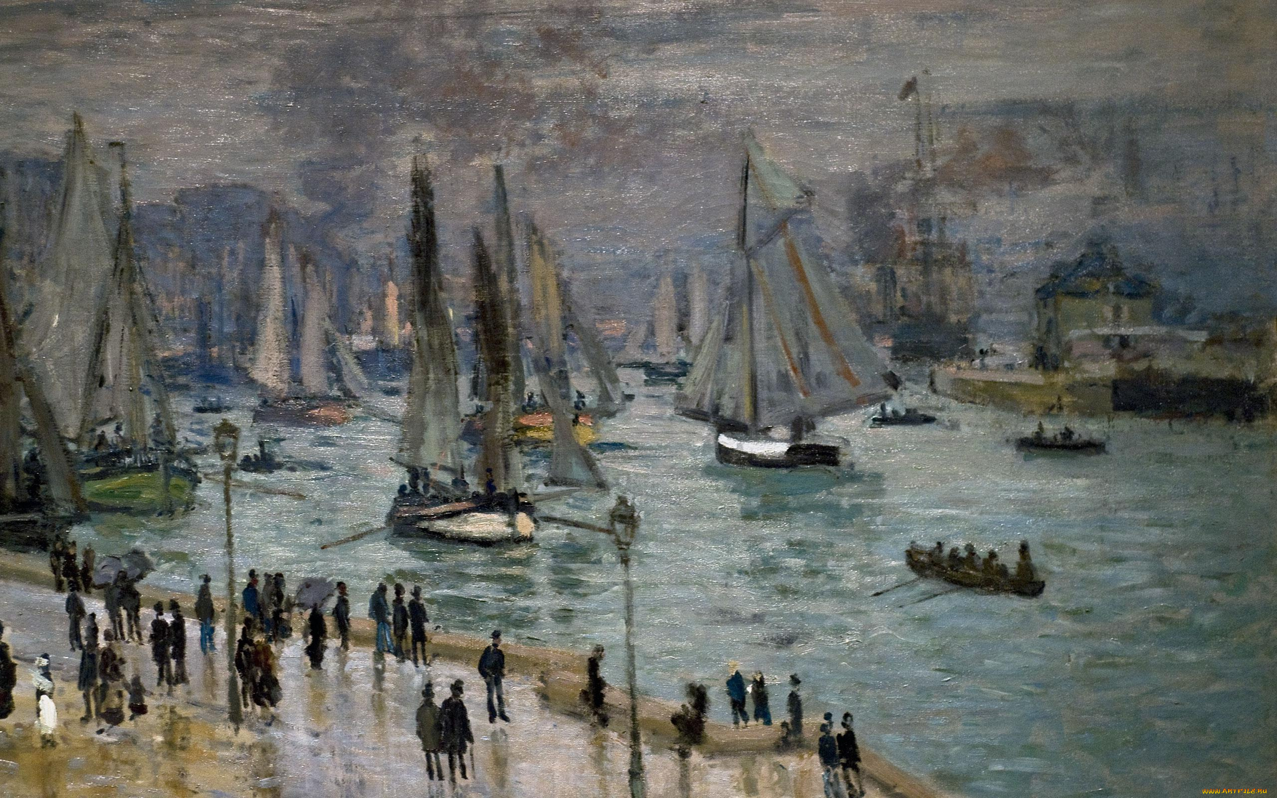 корабли, рисованные