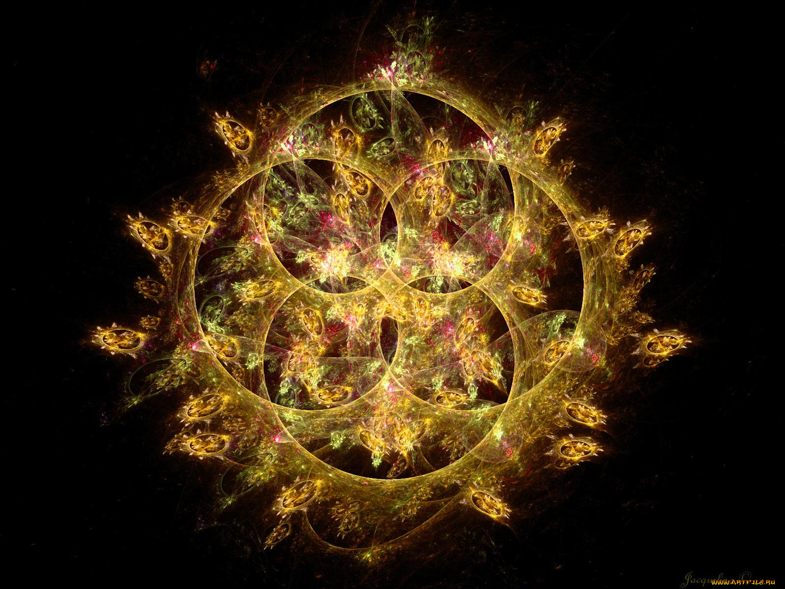 3д, графика, fractal, фракталы, абстракция, тёмный, фон, узор