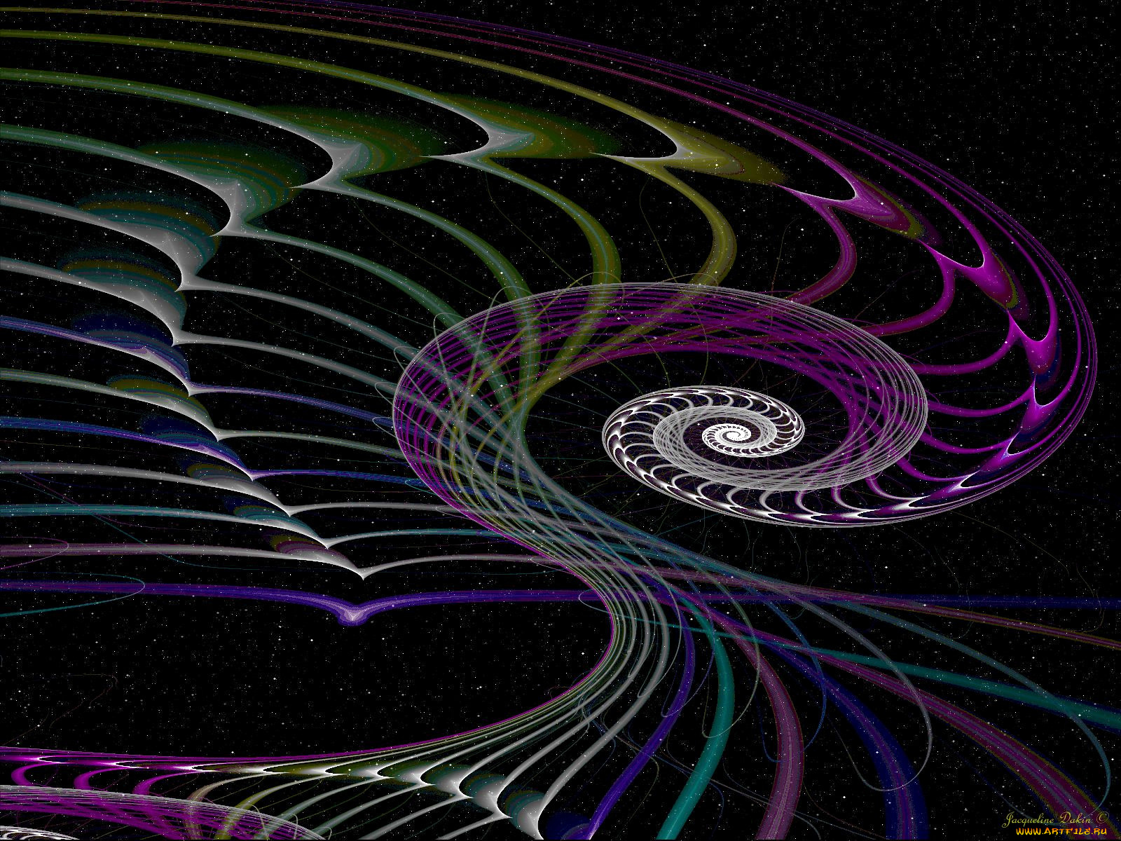 3д, графика, fractal, фракталы, абстракция, тёмный, фон, узор