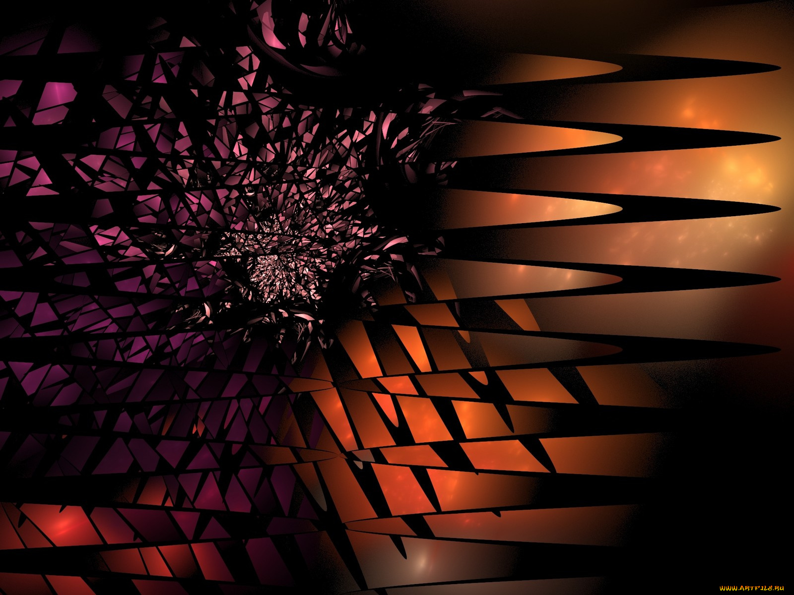 3д, графика, fractal, фракталы, узор, абстракция, тёмный