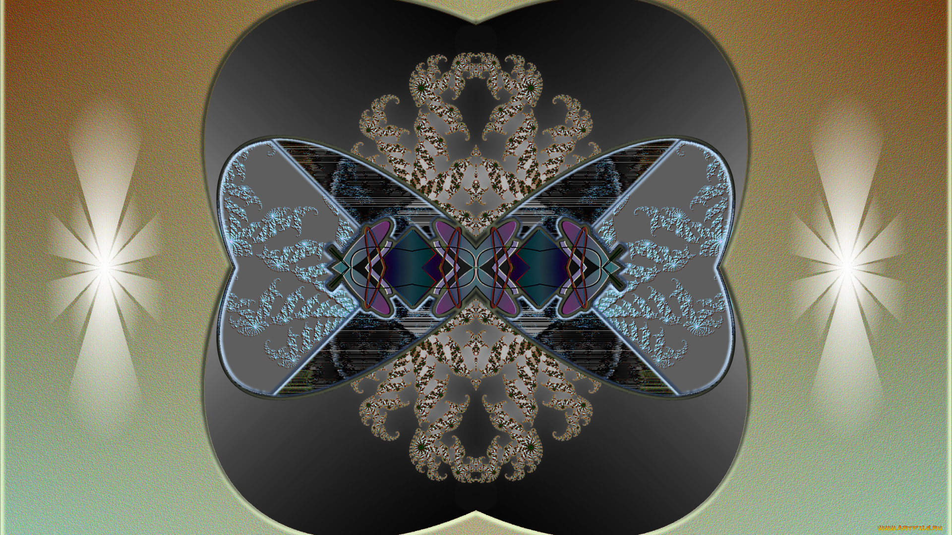 3д, графика, fractal, фракталы, абстракция, узор