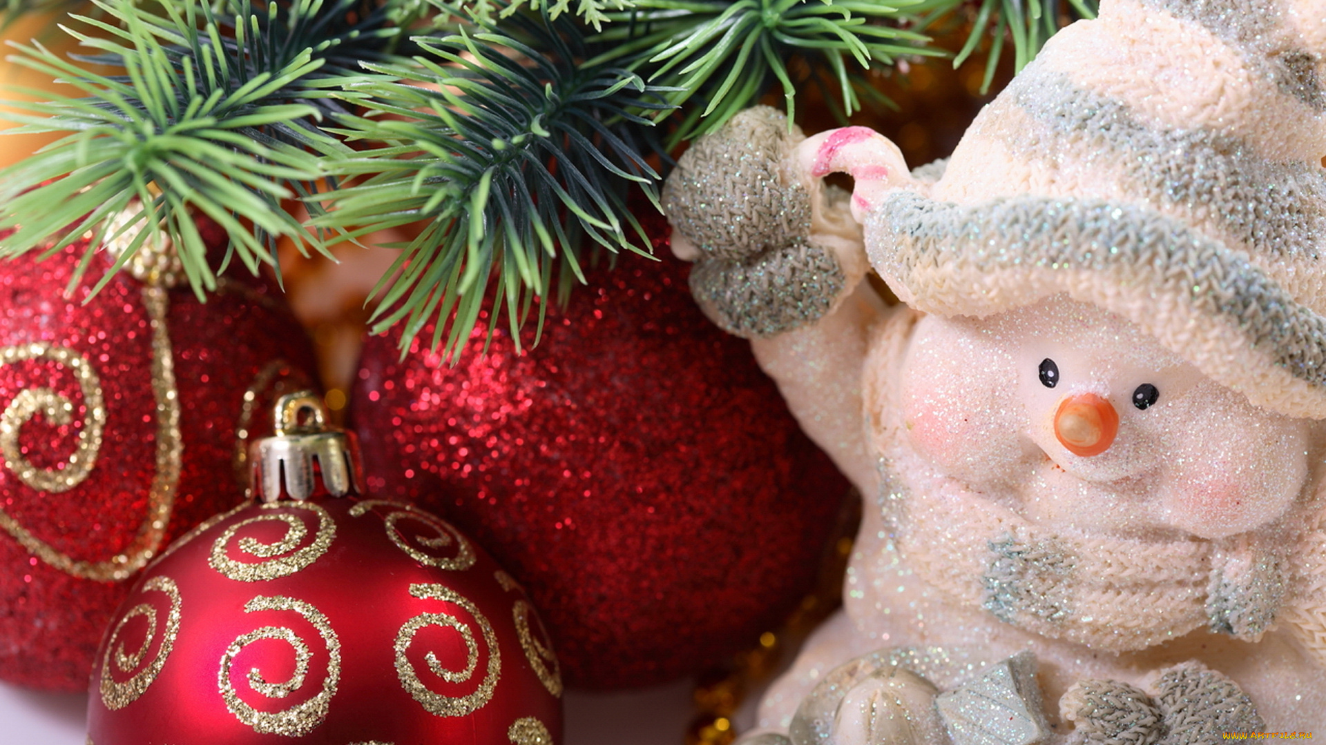 праздничные, снеговики, шарики, снеговик