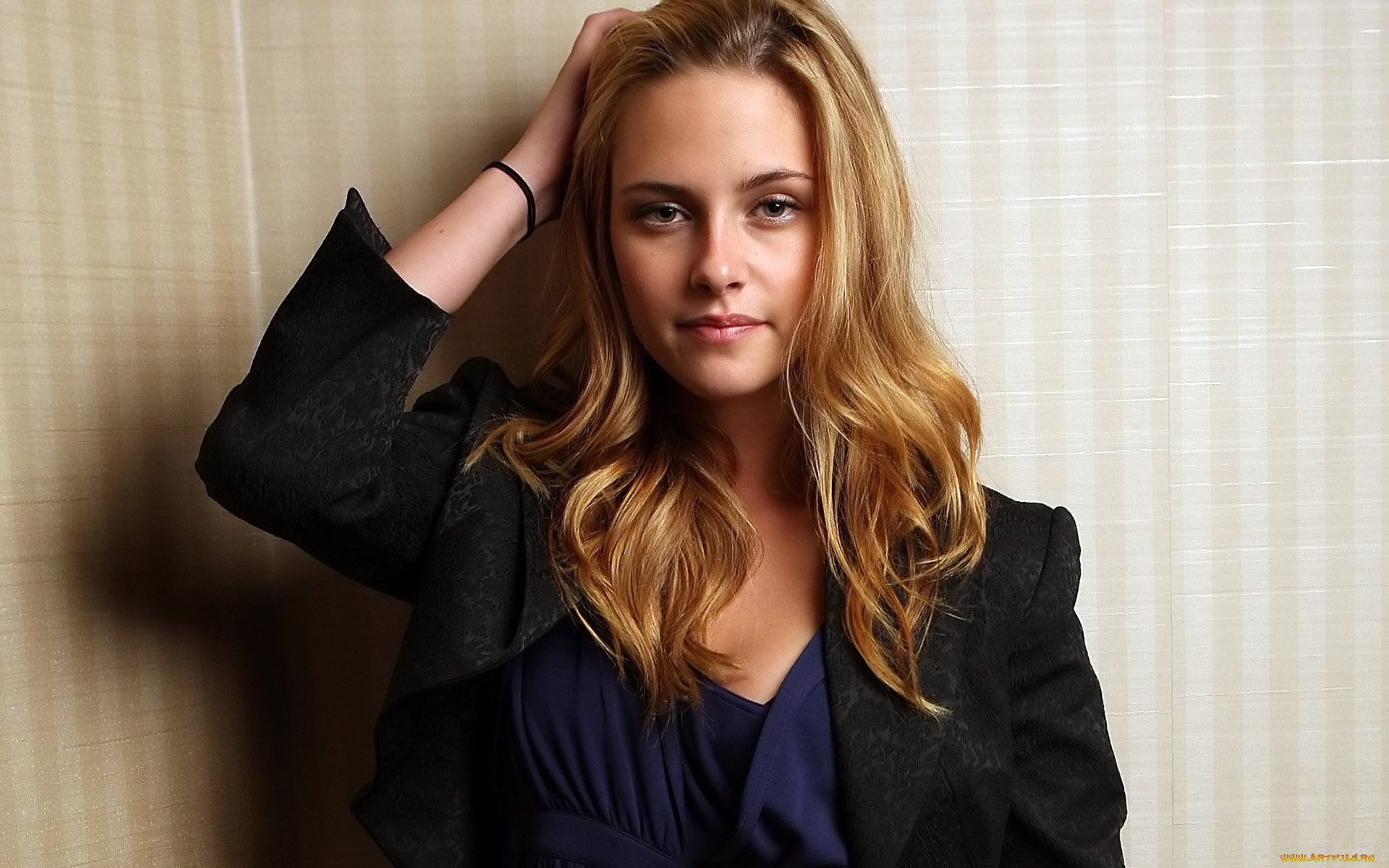 Kristen, Stewart, девушки, , , светлые, волосы, синее, платье