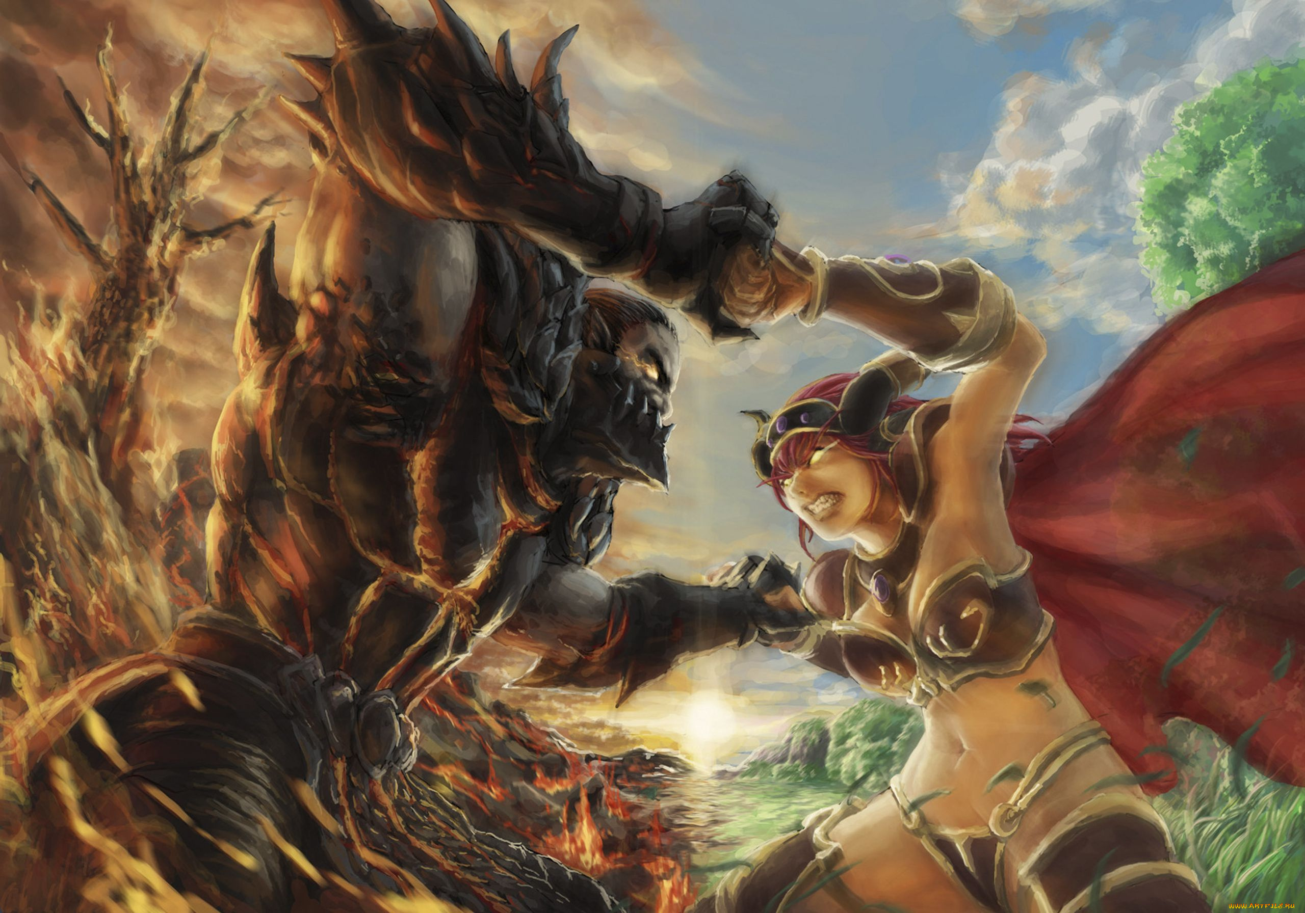 world, of, warcraft, cataclysm, видео, игры, арт, алекстраза