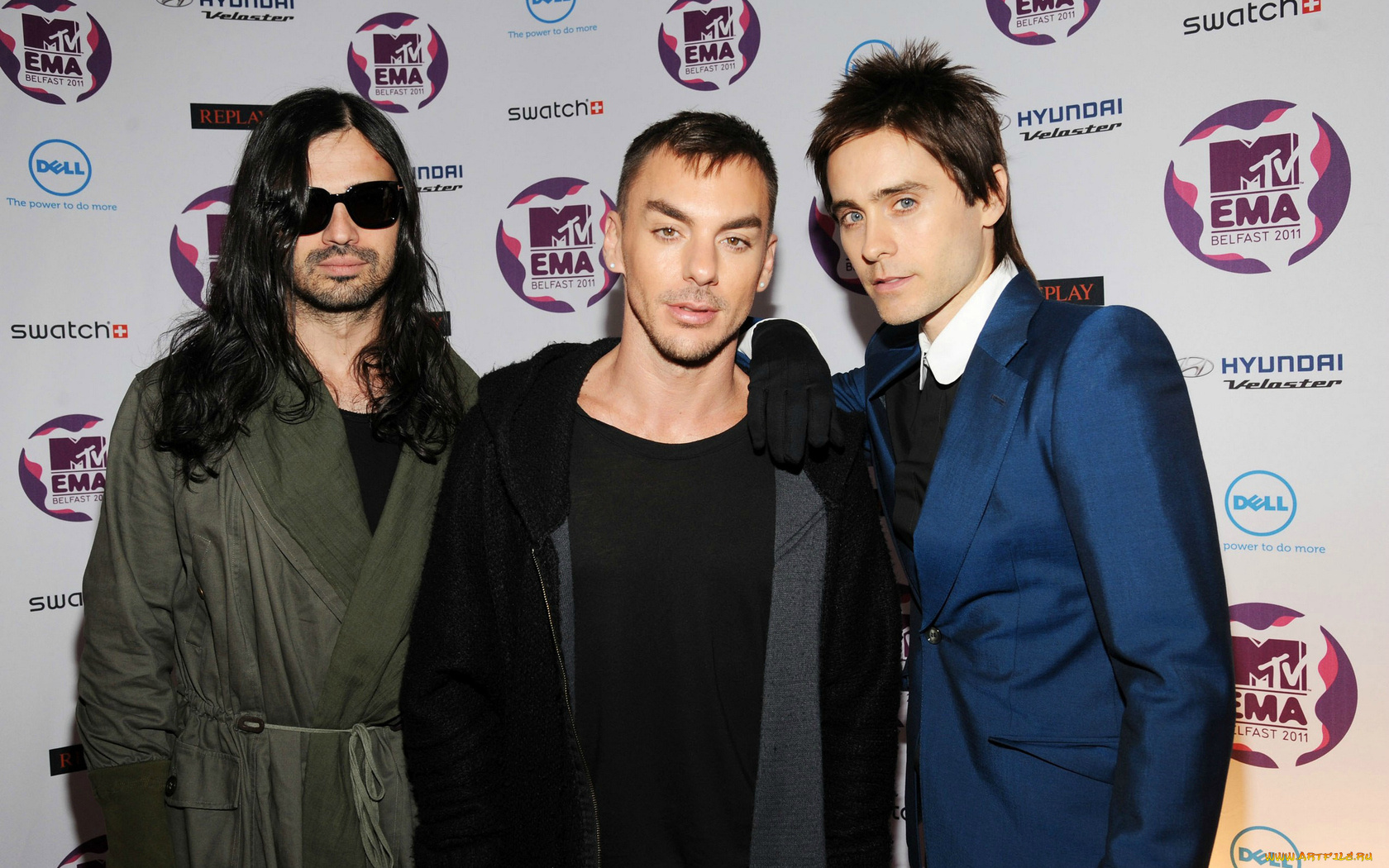 музыка, 30, seconds, to, mars, джаред, лето, tomo, milichevic, shannon, leto, ema, премия, jared, mtv