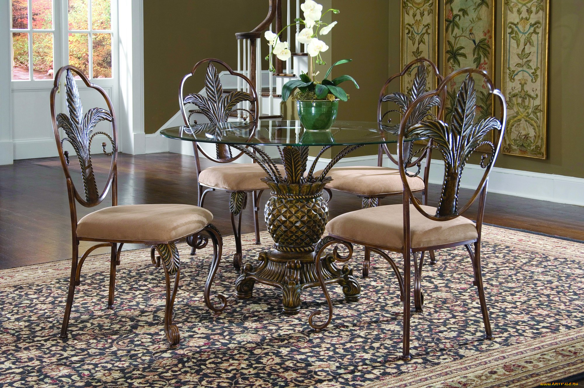 интерьер, мебель, стулья, стол