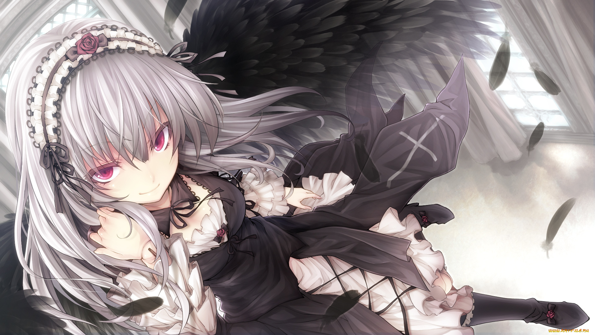by, tousen, аниме, rozen, maiden, rozen, maiden, suigintou