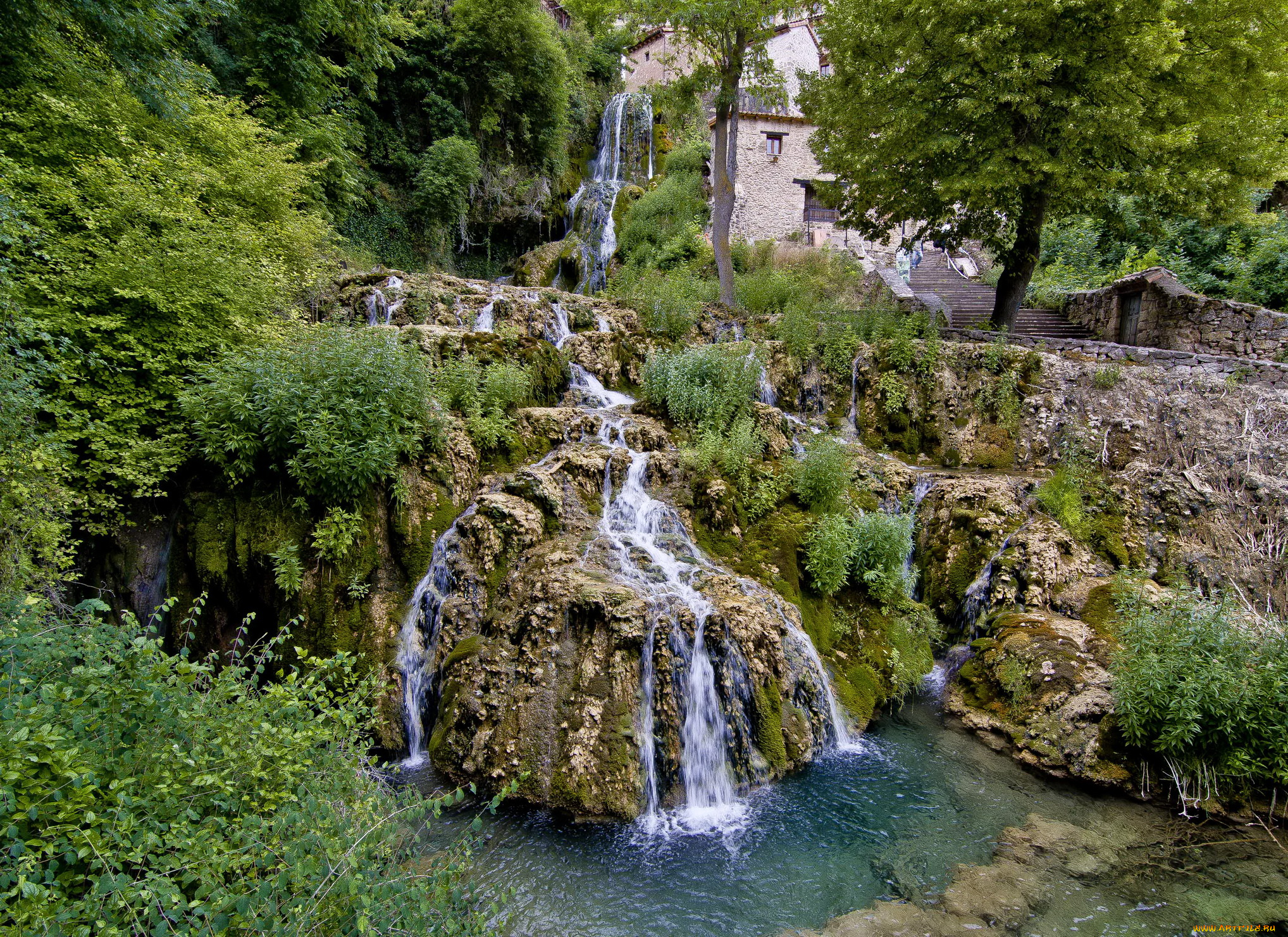 испания, , бургос, природа, водопады