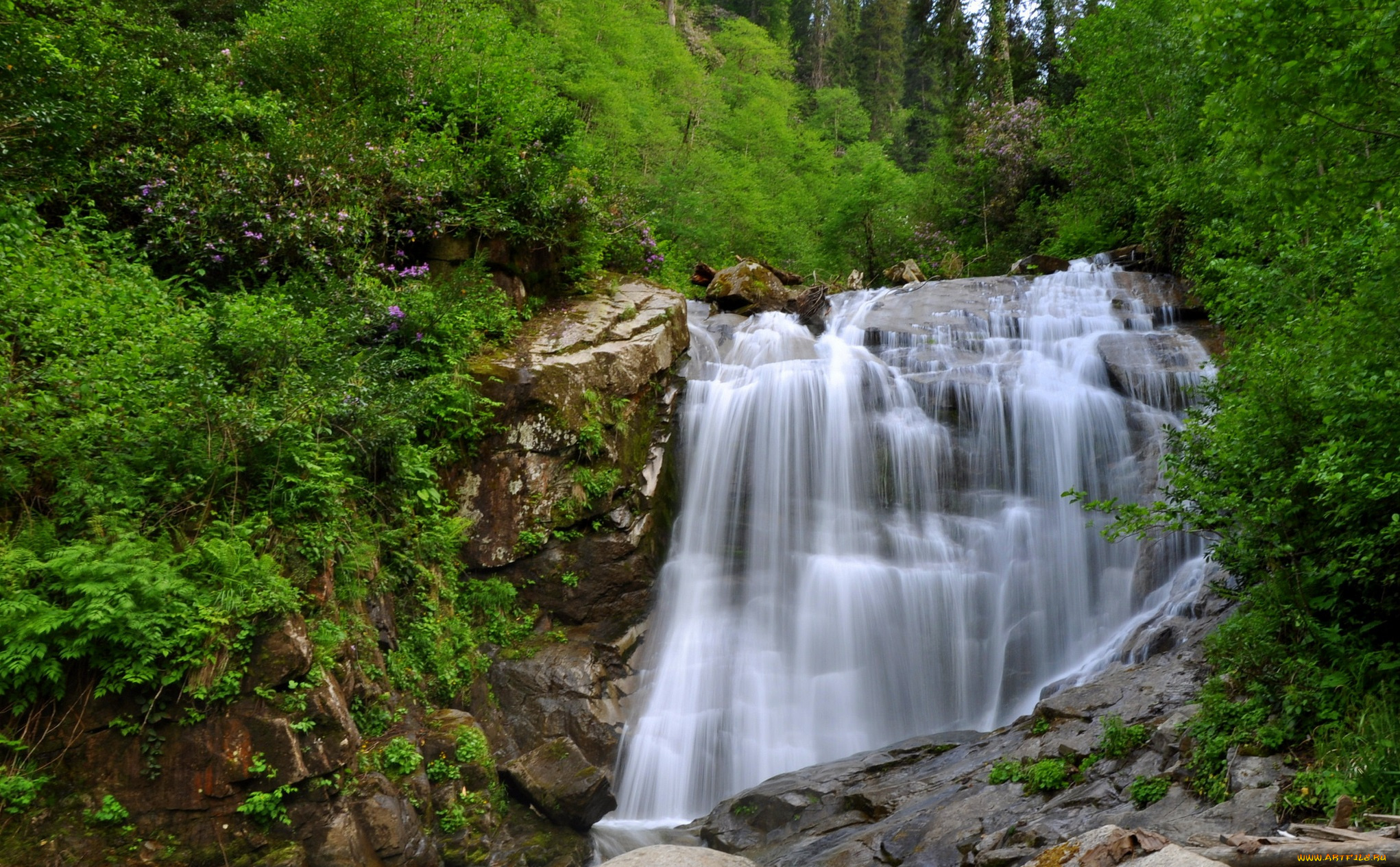 природа, водопады