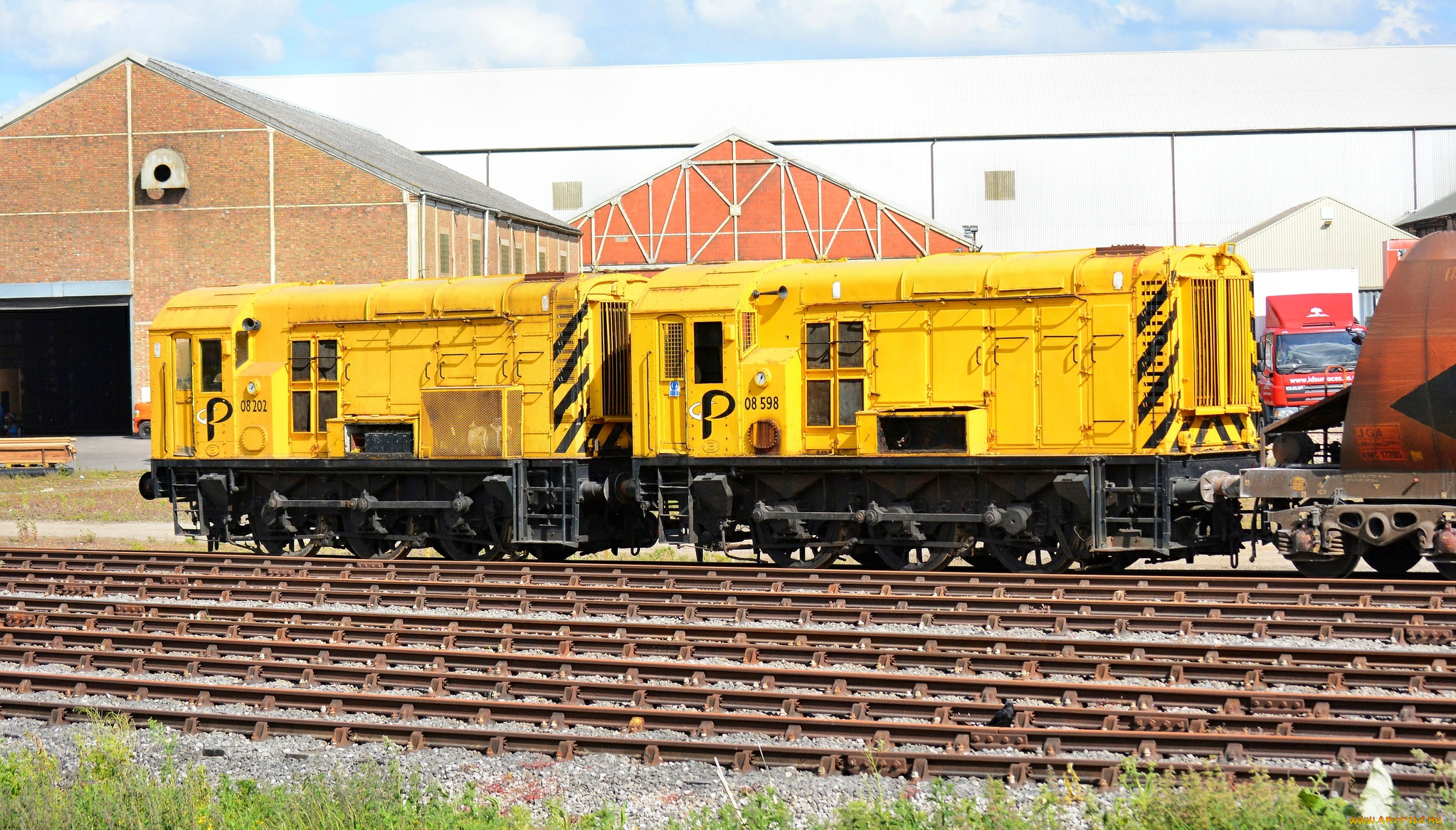 техника, вагоны, железная, дорога, рельсы