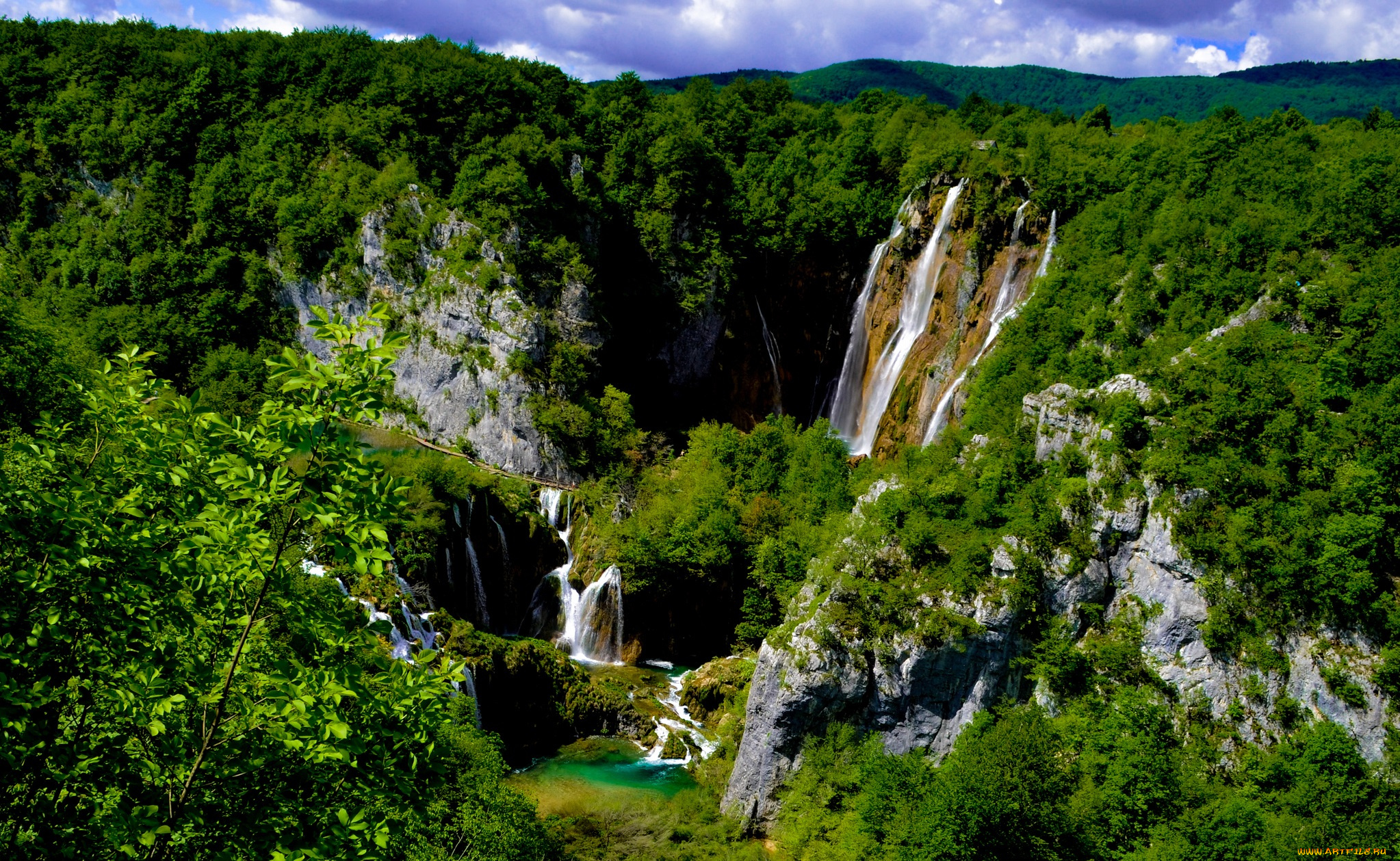 природа, водопады