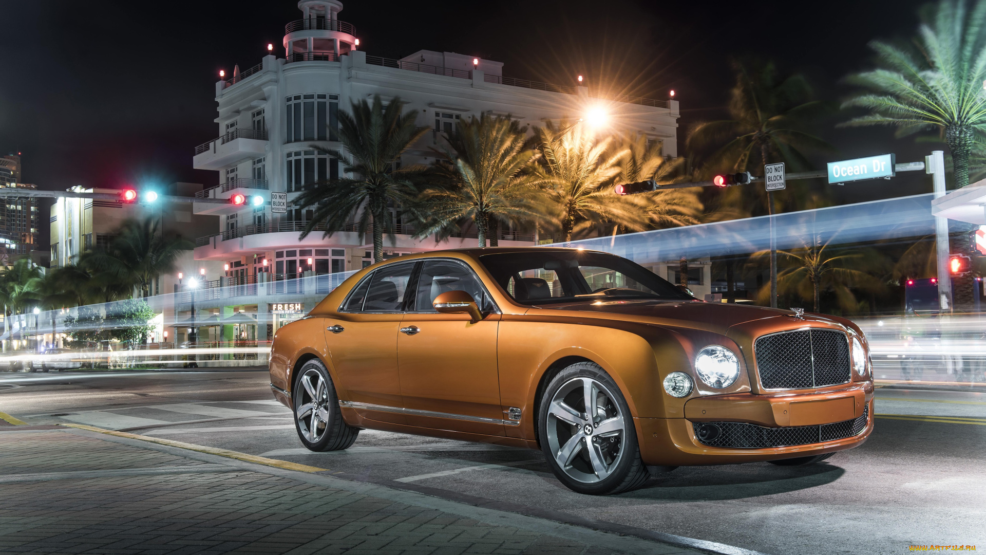 автомобили, bentley, 2014г, синий, speed, mulsanne