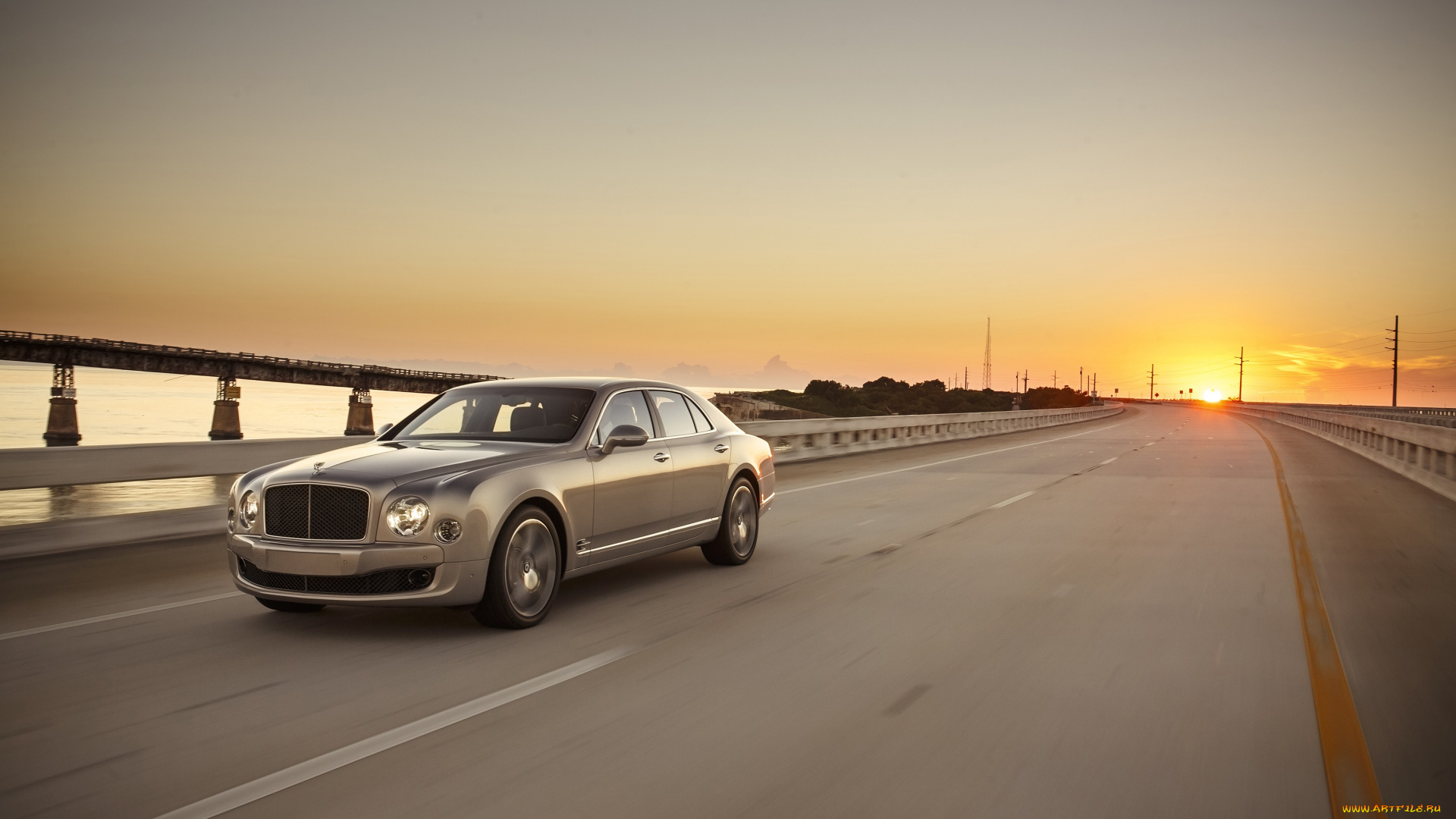 автомобили, bentley, 2014г, speed, mulsanne, синий