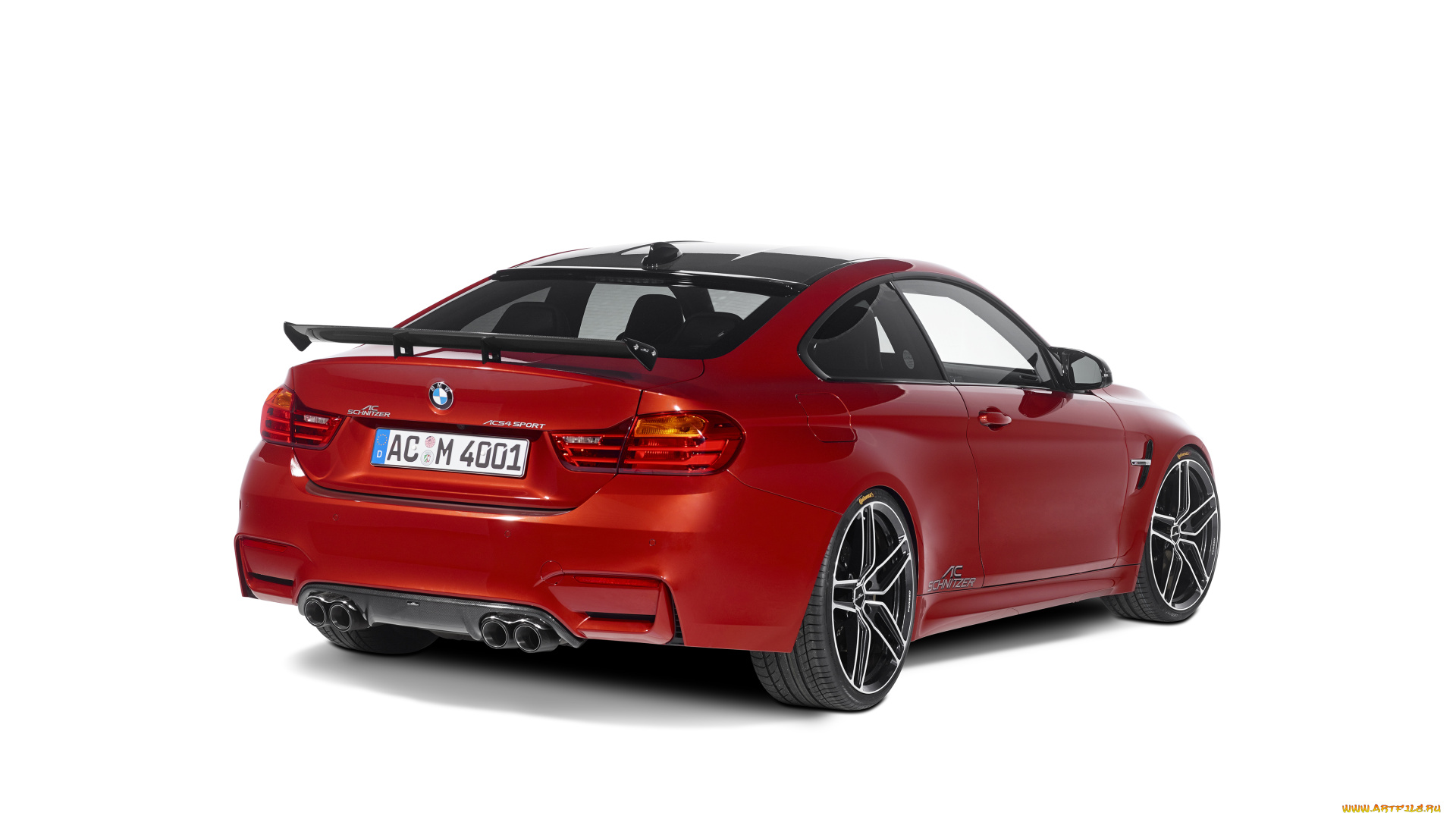 автомобили, bmw, coupе, f82, m4, ac, schnitzer, 2014г, красный