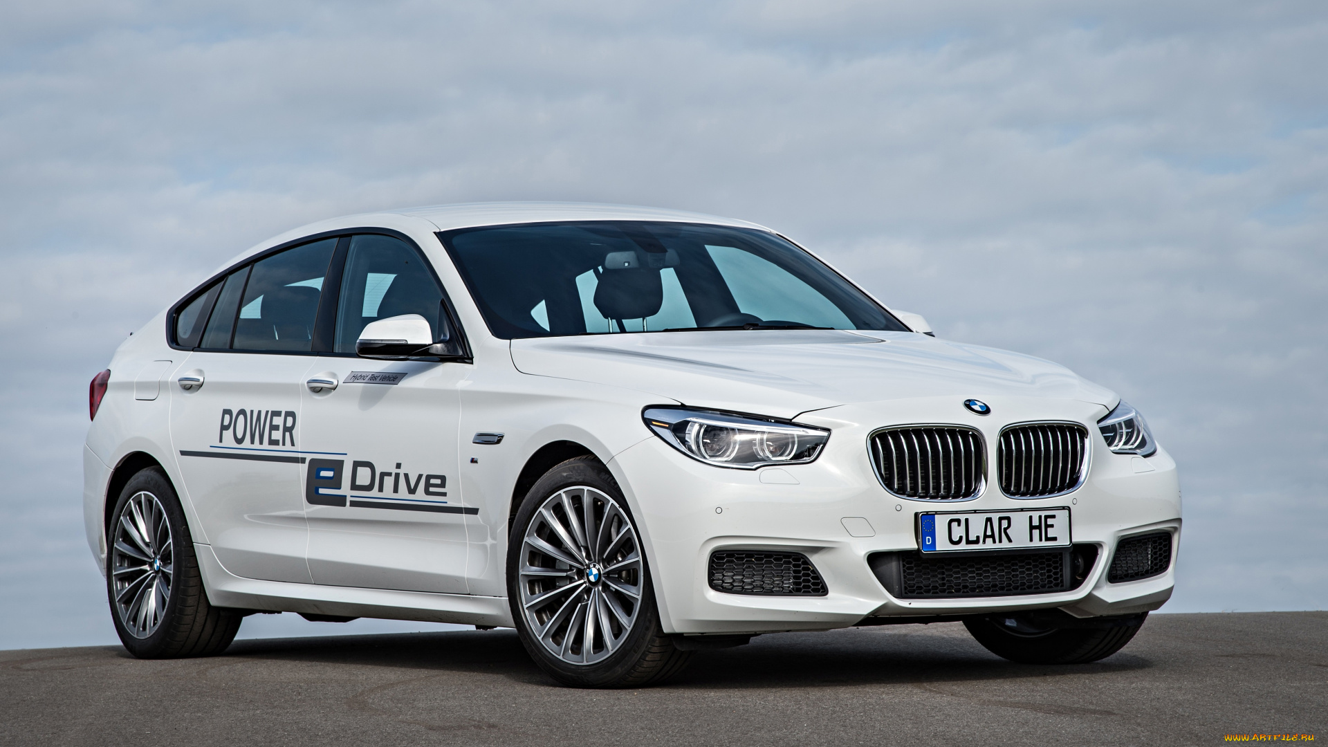 автомобили, bmw, prototype, edrive, turismo, gran, series, 5, 2014г, светлый