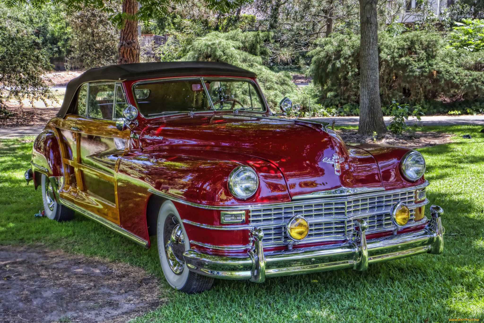 1946, chrysler, town, &, country, convertible, автомобили, выставки, и, уличные, фото, выставка, автошоу
