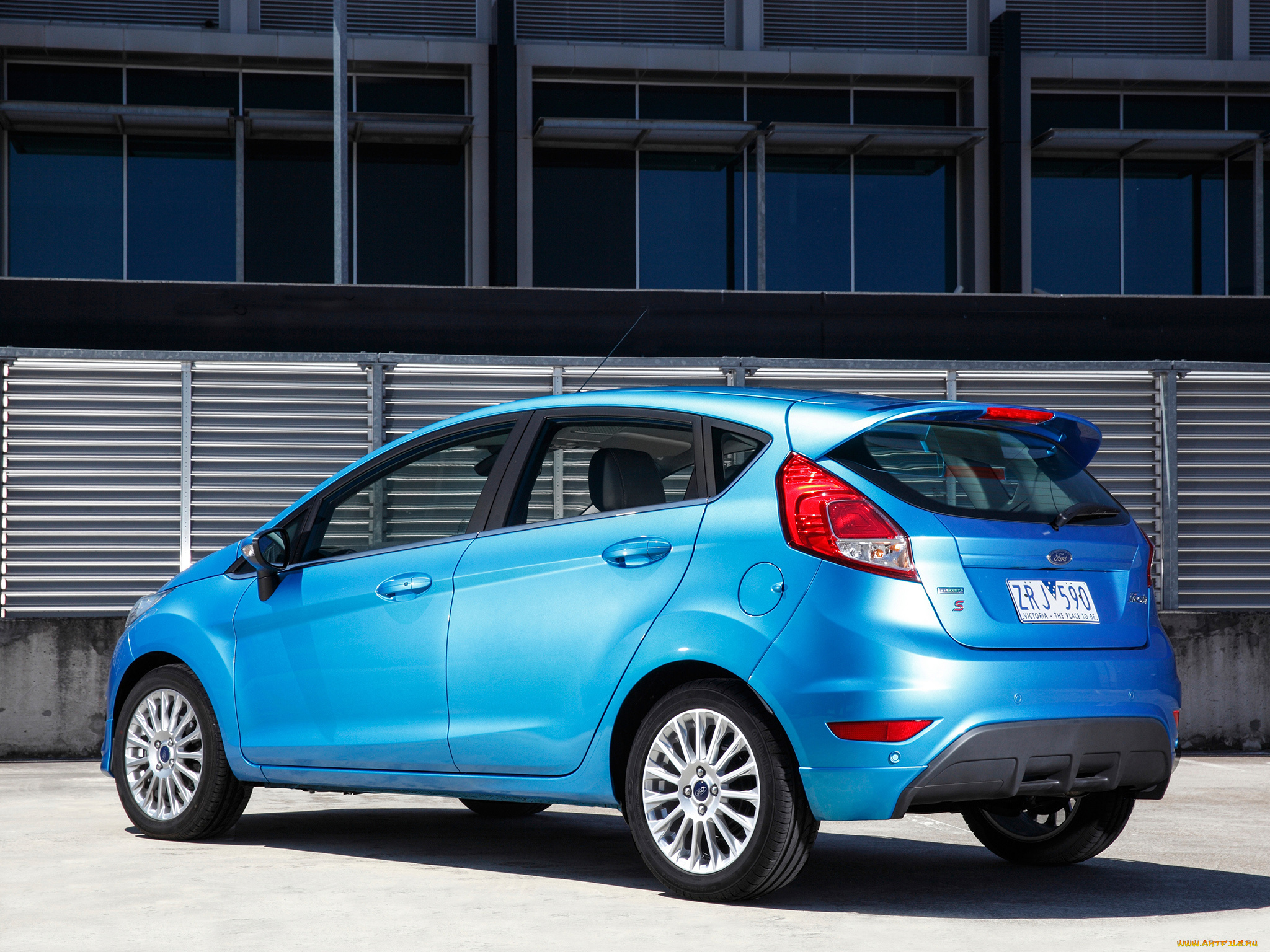 автомобили, ford, au-spec, 5-door, s, fiesta, синий, 2013г