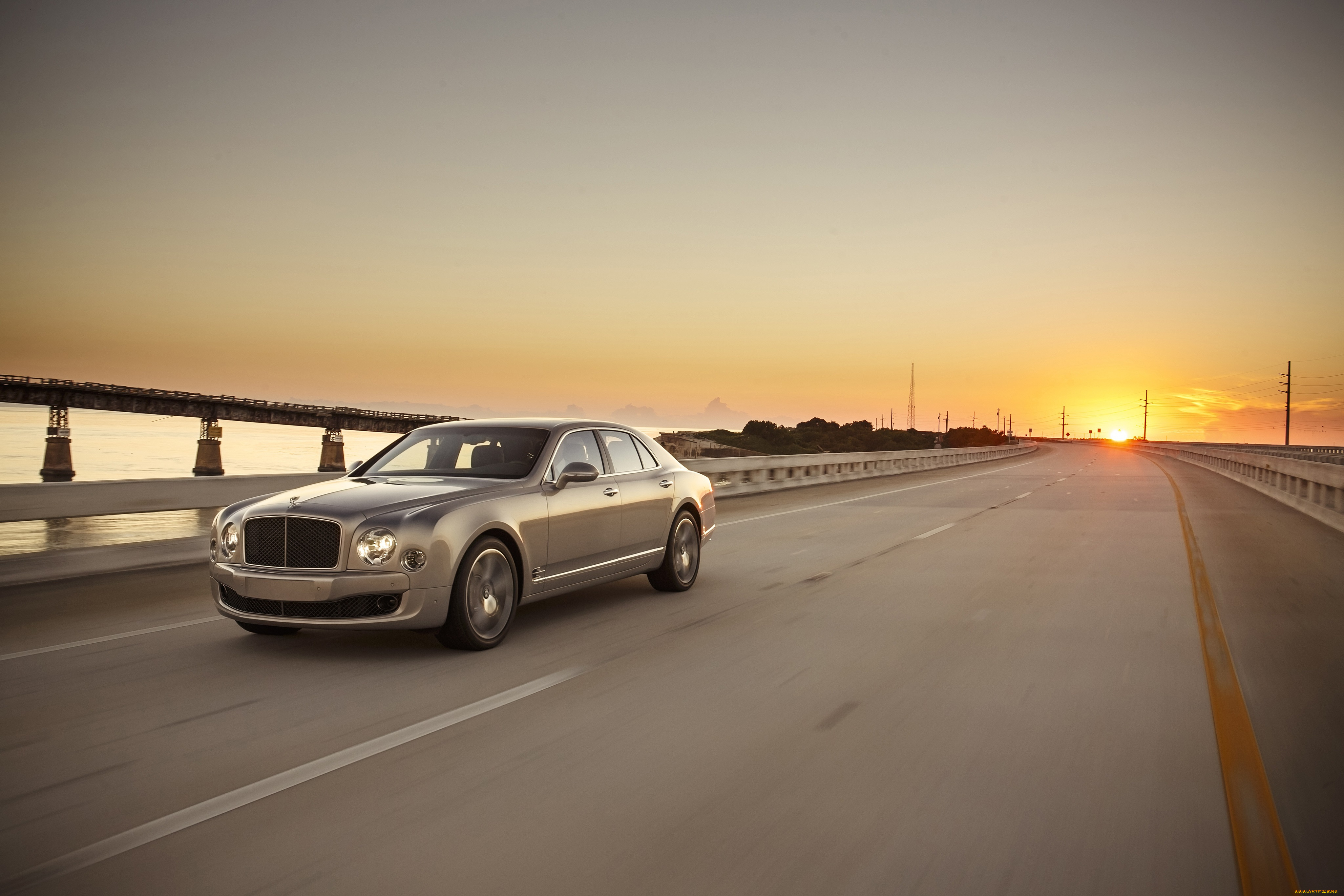 автомобили, bentley, 2014г, speed, mulsanne, синий