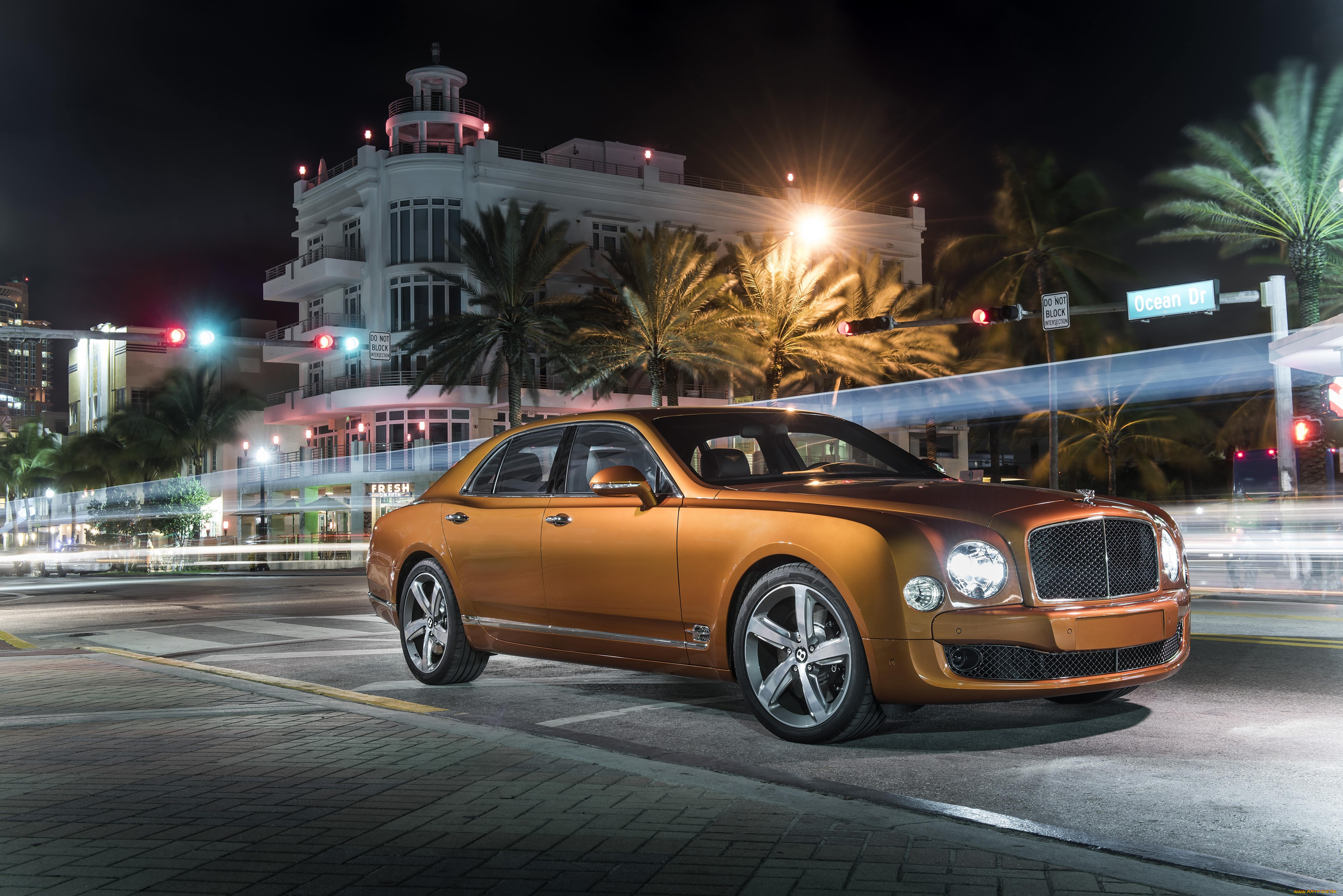 автомобили, bentley, 2014г, синий, speed, mulsanne