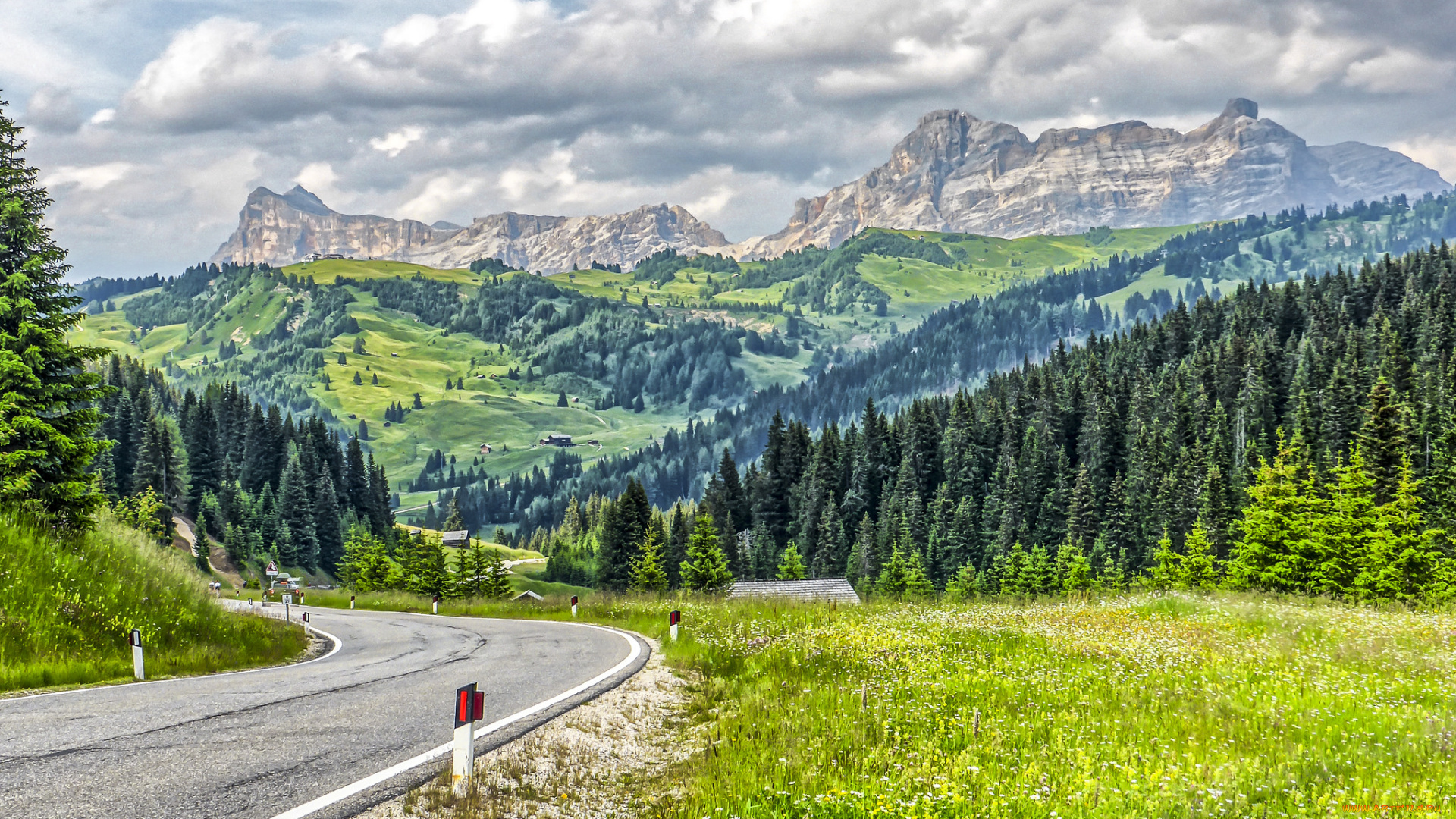 природа, дороги, тракт