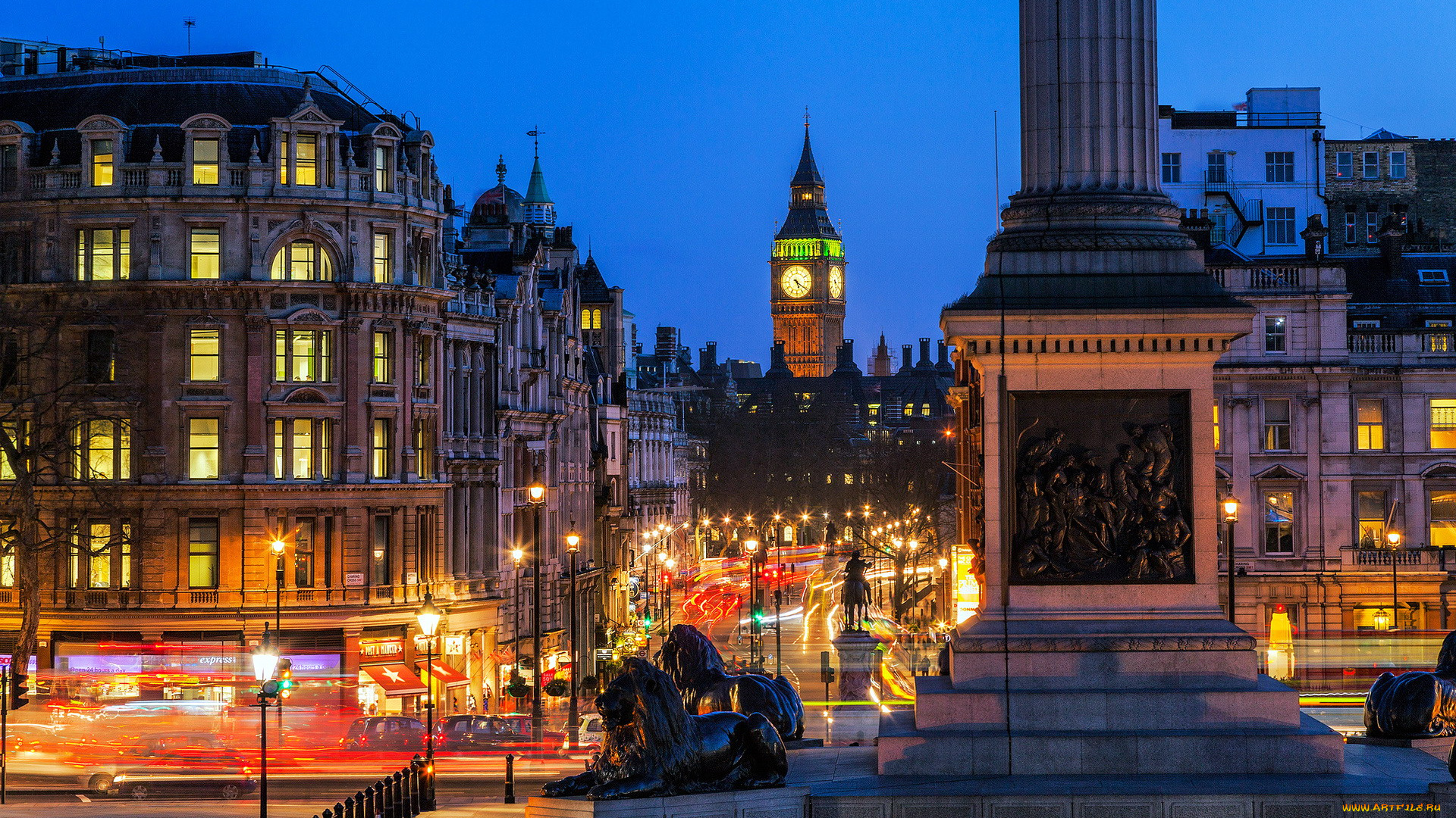 trafalgar, square, , whitehall, города, лондон, , великобритания, trafalgar, square, whitehall