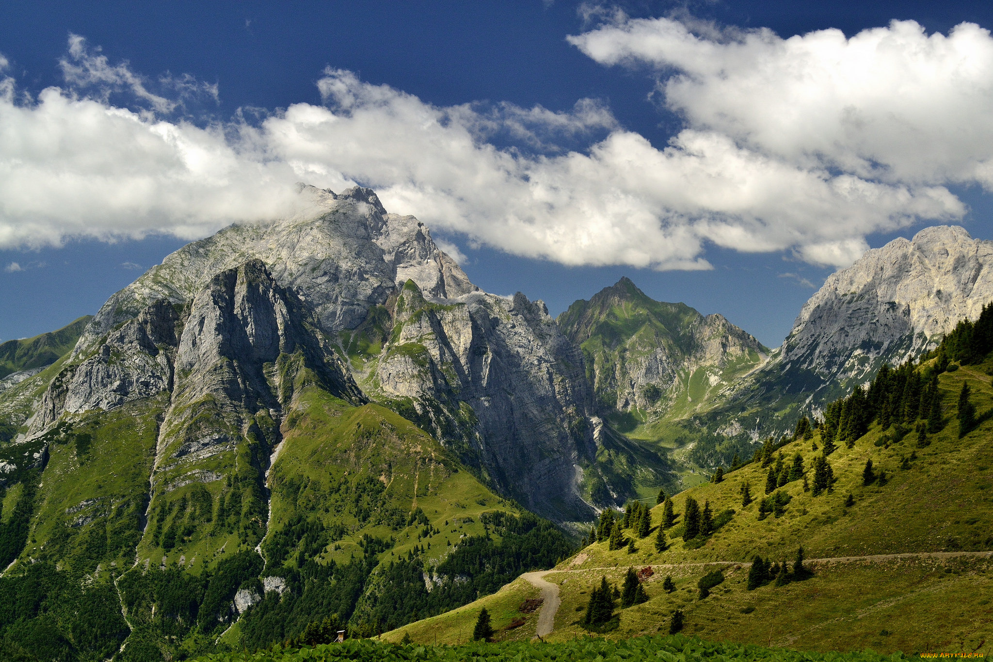 природа, горы, скалы