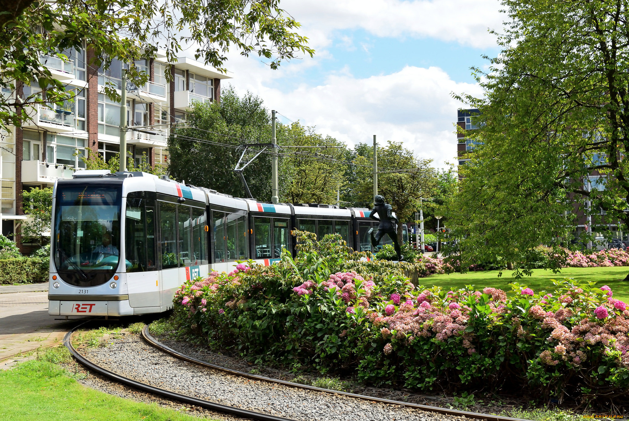 техника, трамваи, трамвай, рельсы