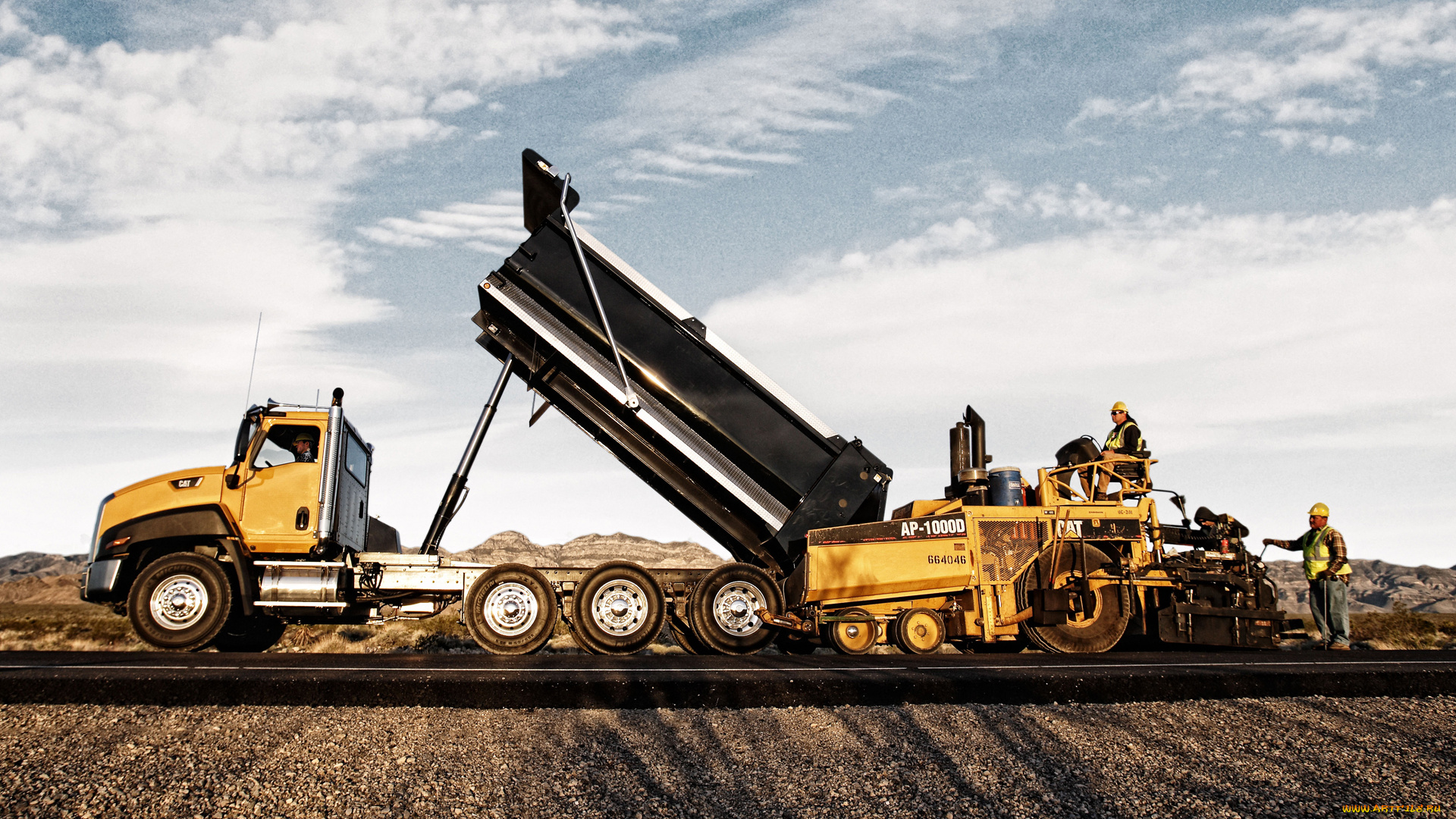 caterpillar, ct660, dump, truck, 2011, техника, асфальтоукладочная, техника