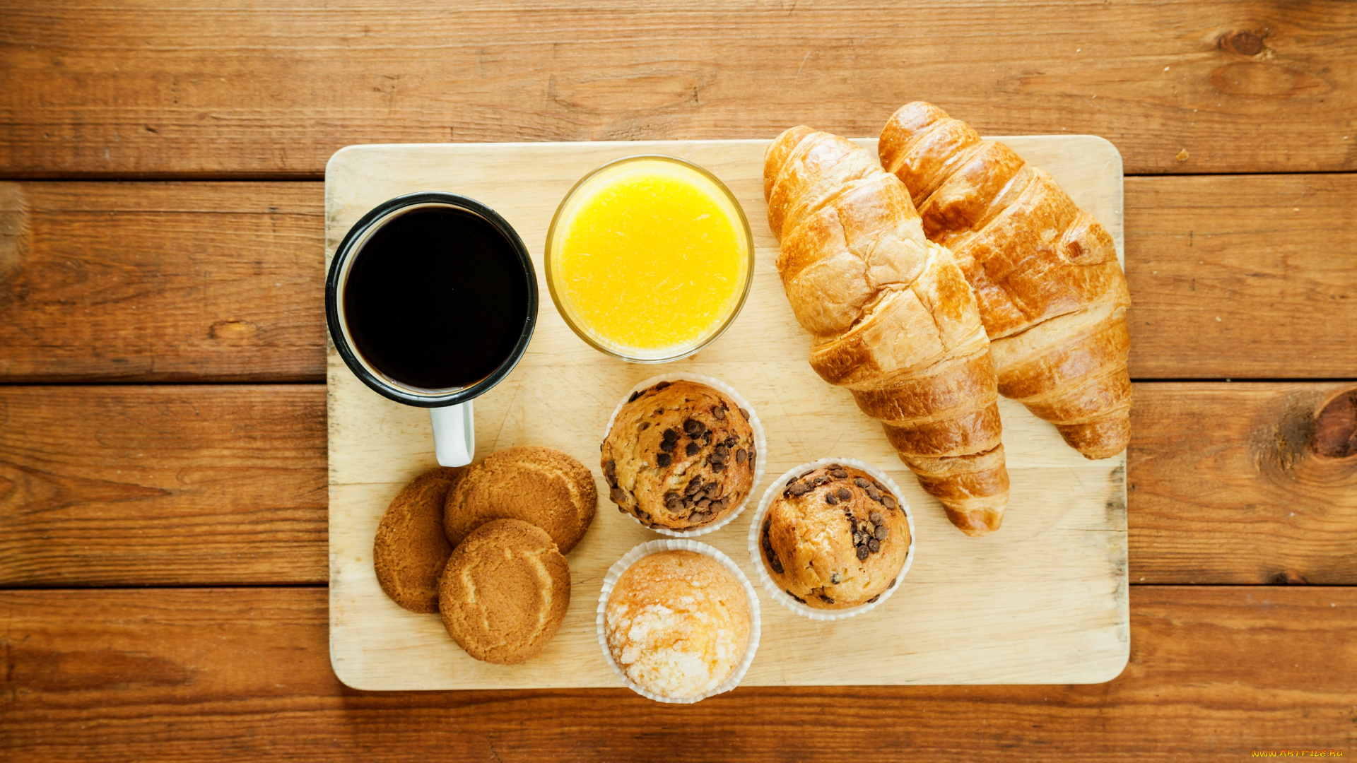 еда, хлеб, , выпечка, сок, кофе, круассан, кексы