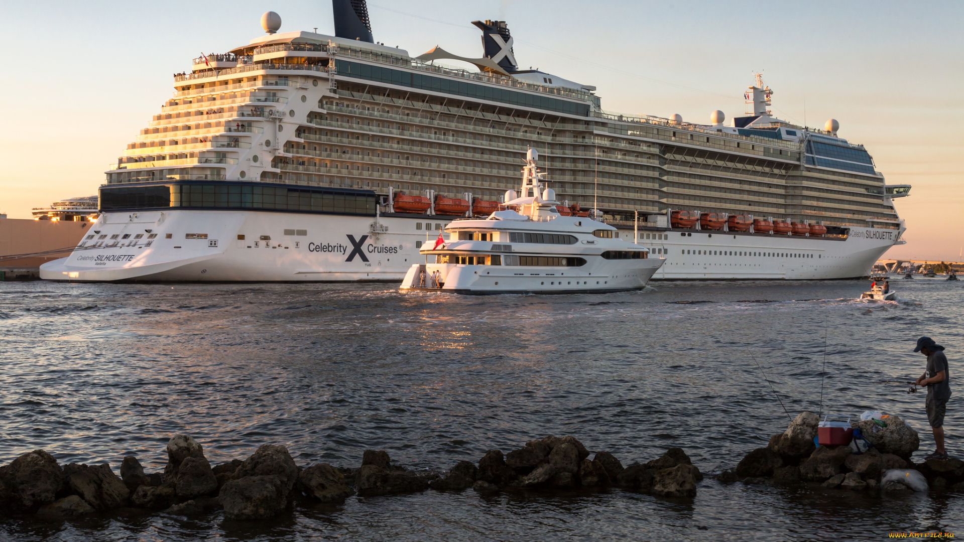 корабли, лайнеры, круиз, лайнер