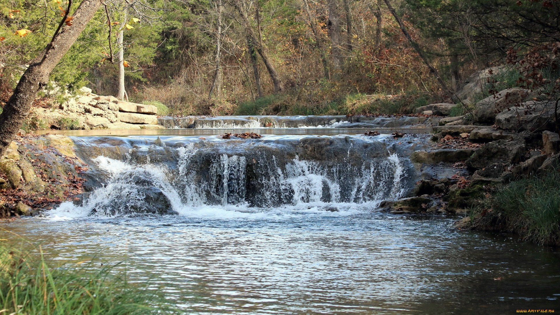 природа, водопады, река